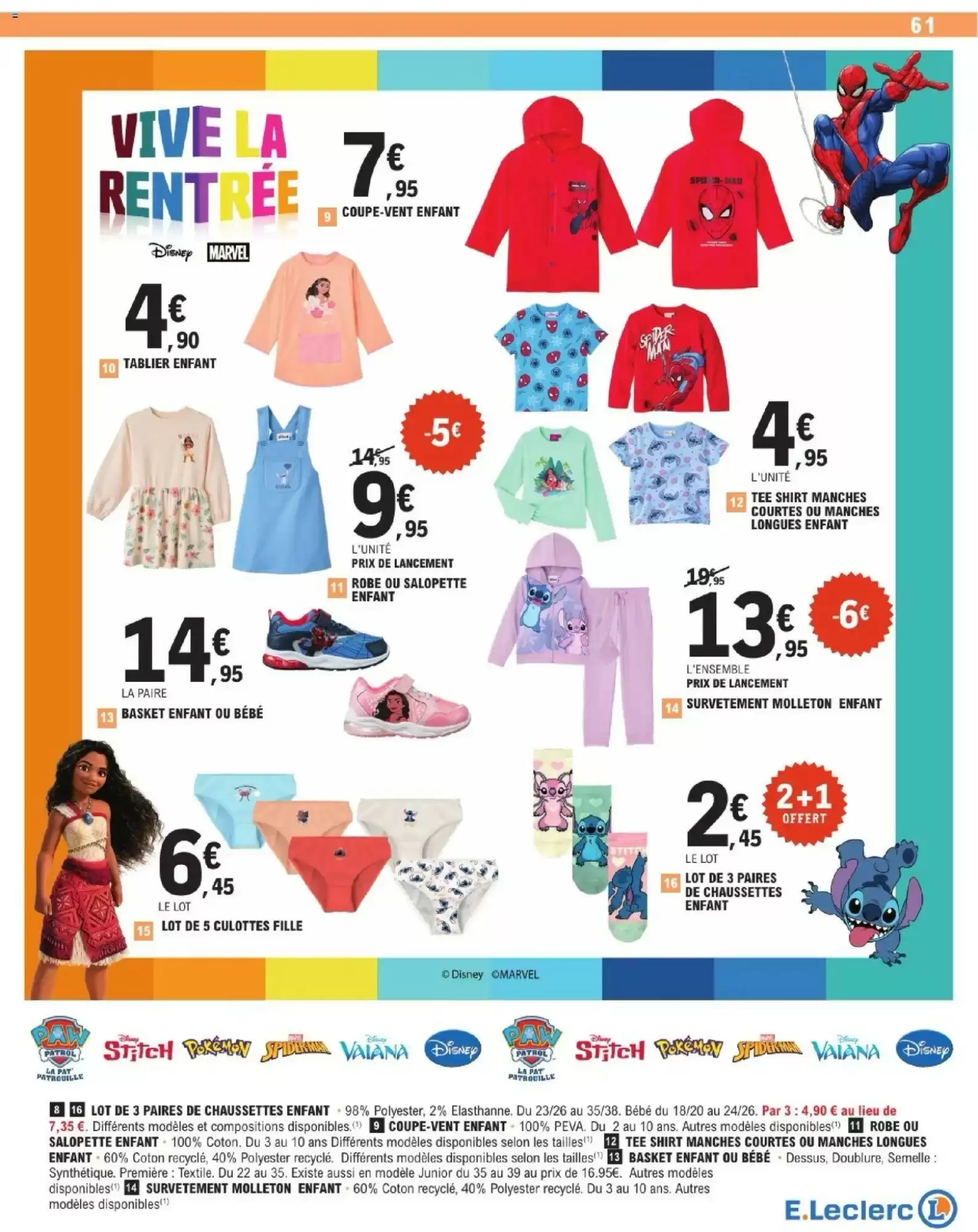 Catalogue E.Leclerc du 28 juillet au 29 août 2026 – page 61