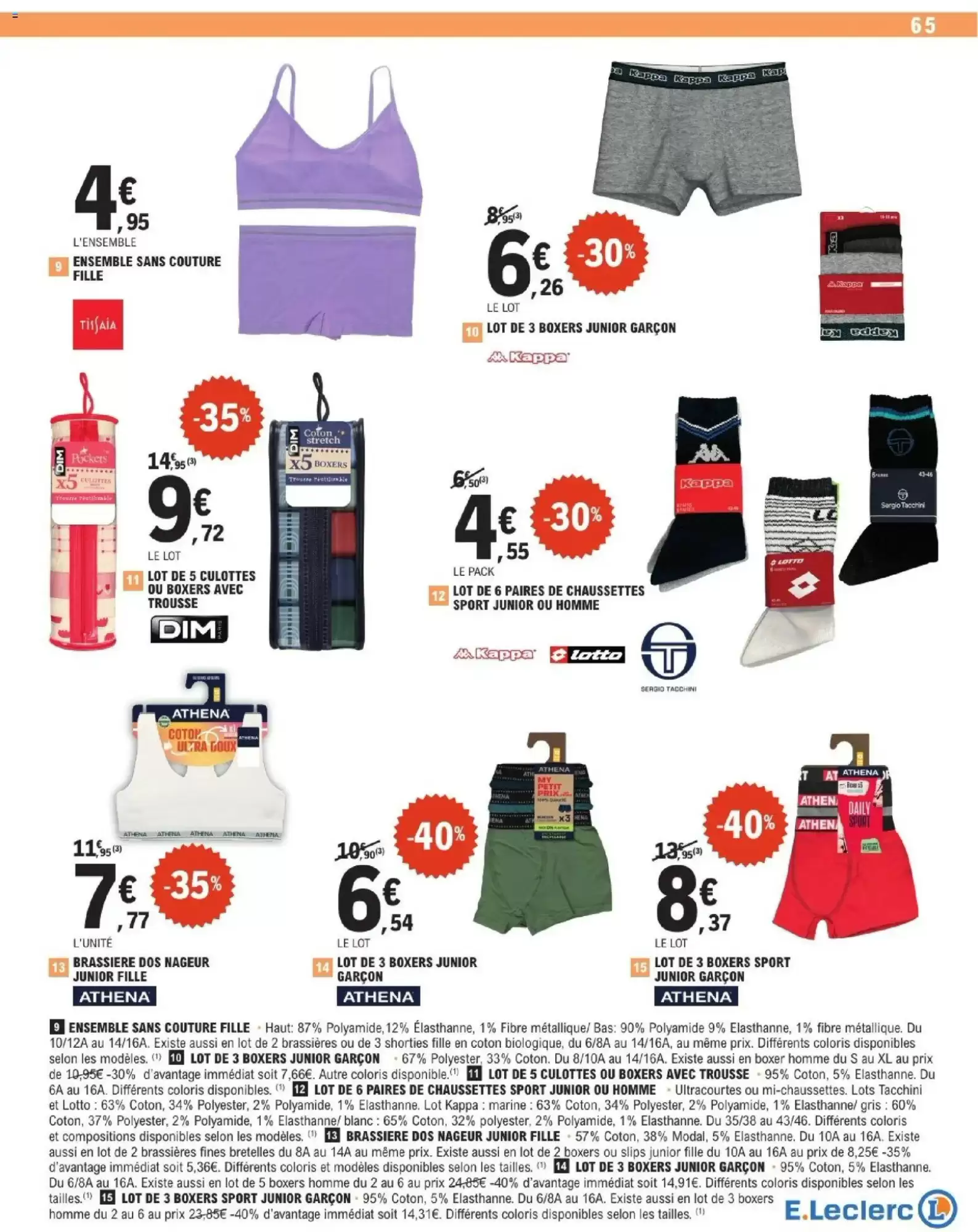 Catalogue E.Leclerc du 28 juillet au 29 août 2026 – page 65