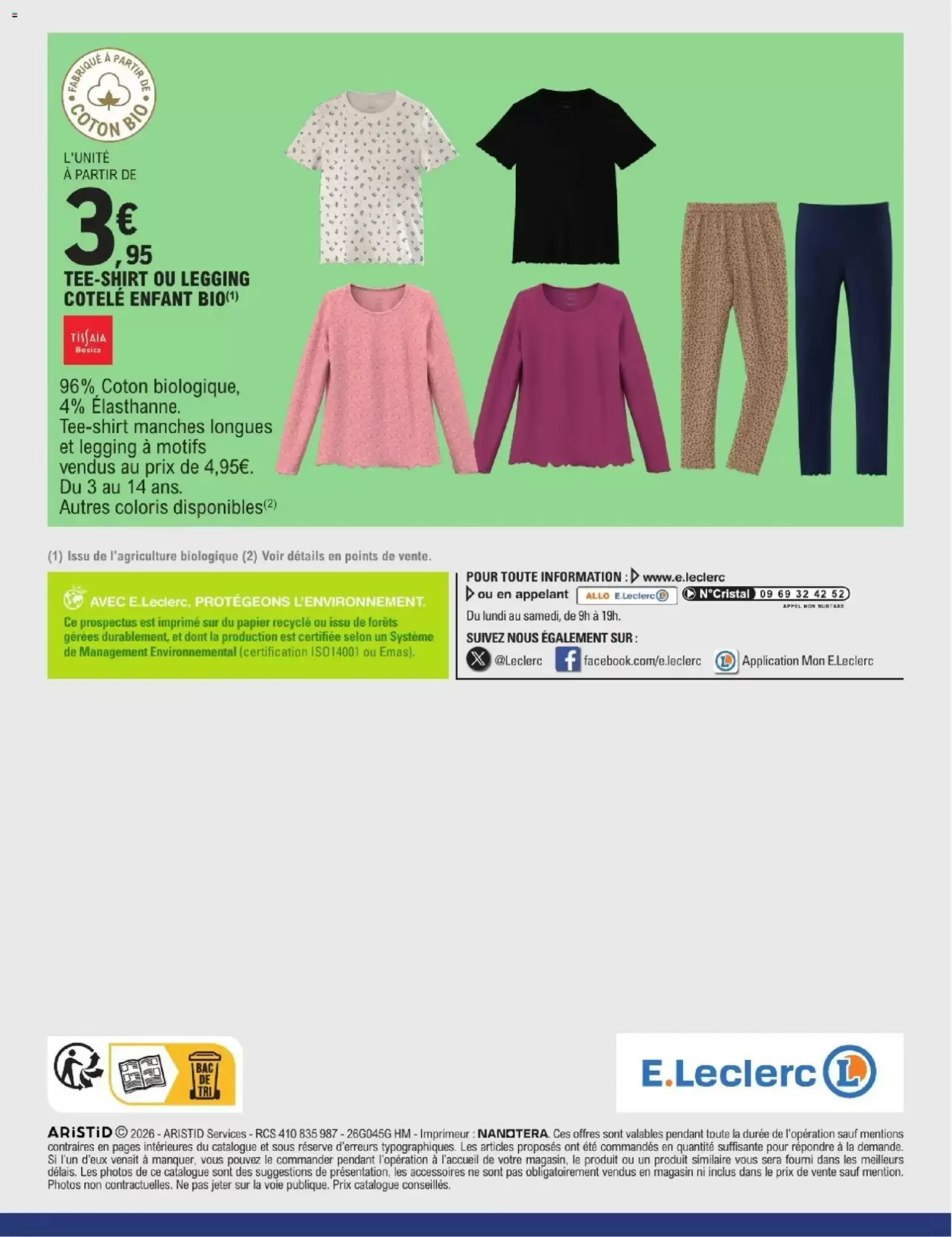 Catalogue E.Leclerc du 28 juillet au 29 août 2026 – page 72