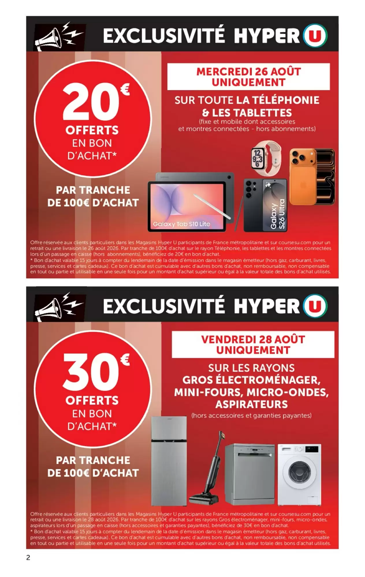 Catalogue Hyper U du 25 août — 6 septembre 2026 – page 2