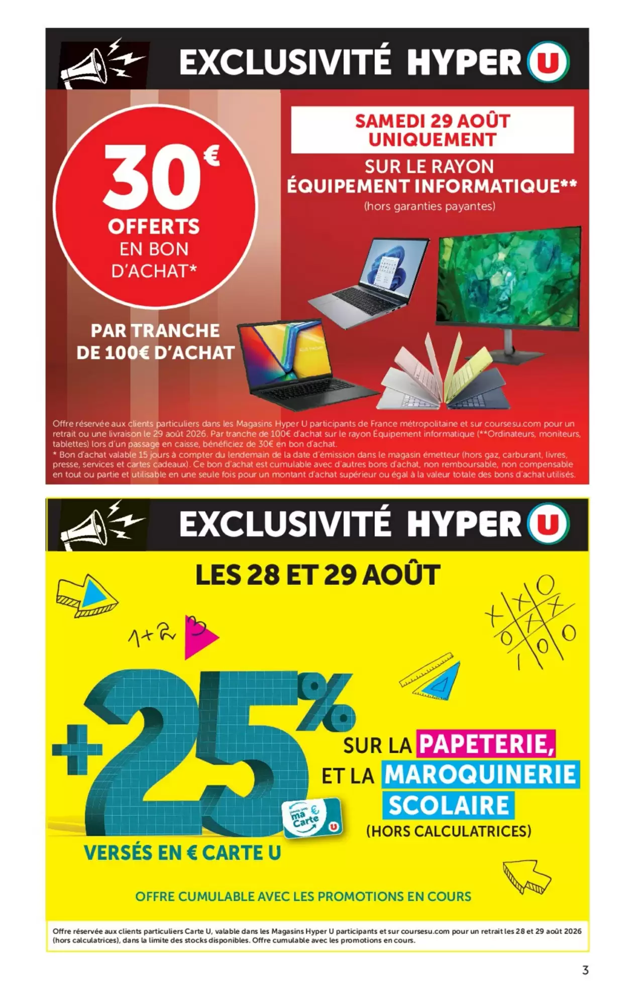 Catalogue Hyper U du 25 août — 6 septembre 2026 – page 3