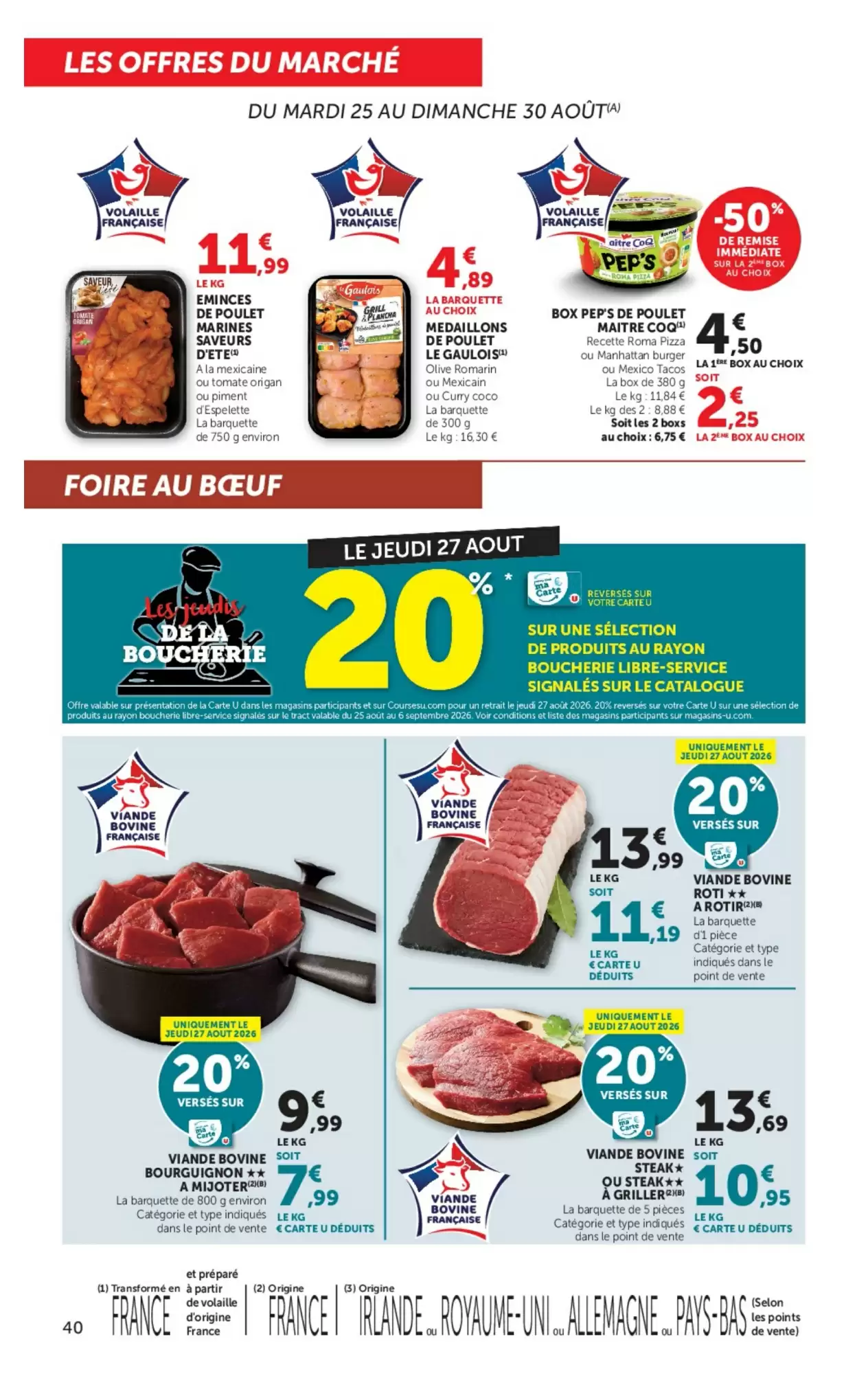 Catalogue Hyper U du 25 août — 6 septembre 2026 – page 40