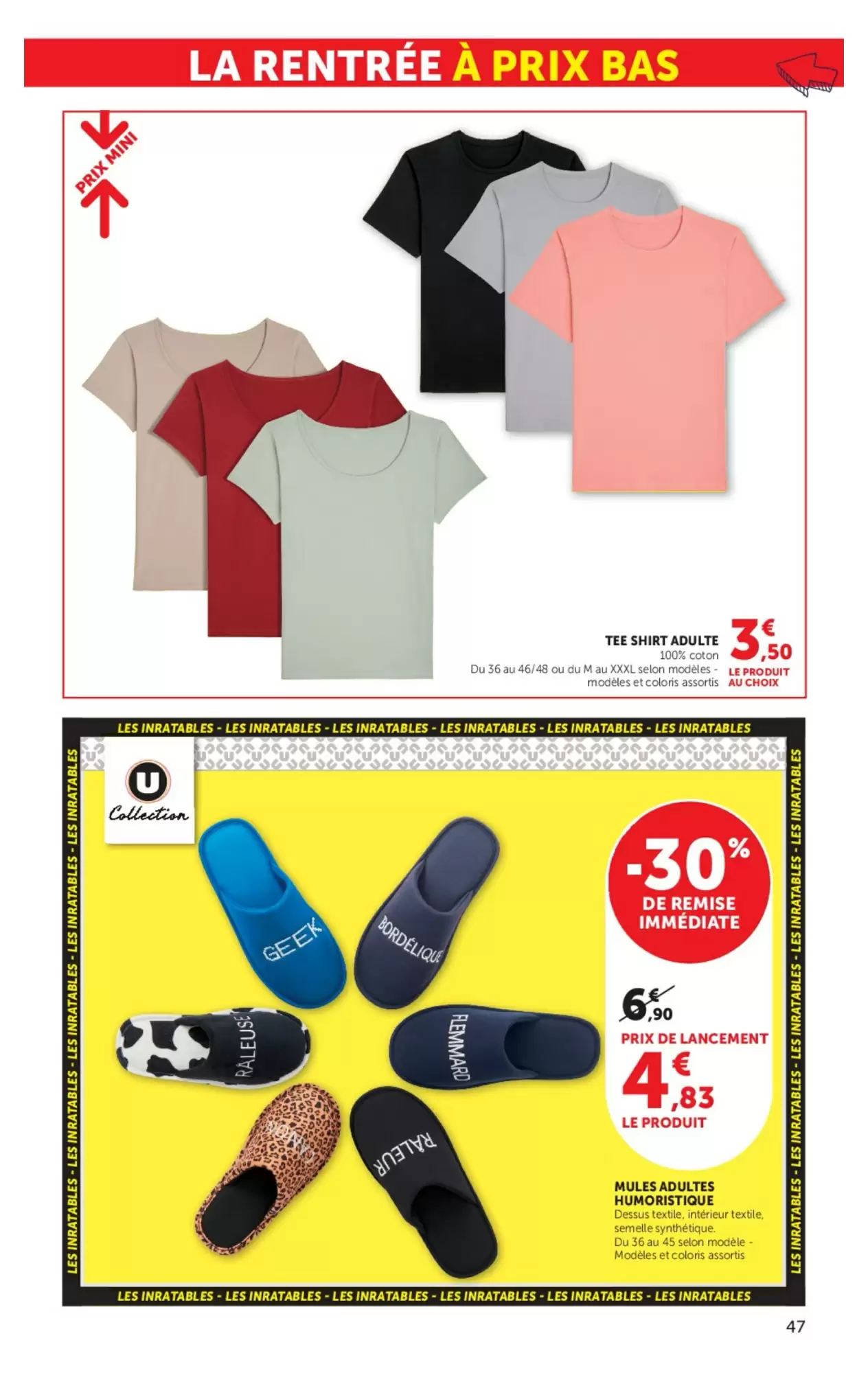Catalogue Hyper U du 25 août — 6 septembre 2026 – page 47