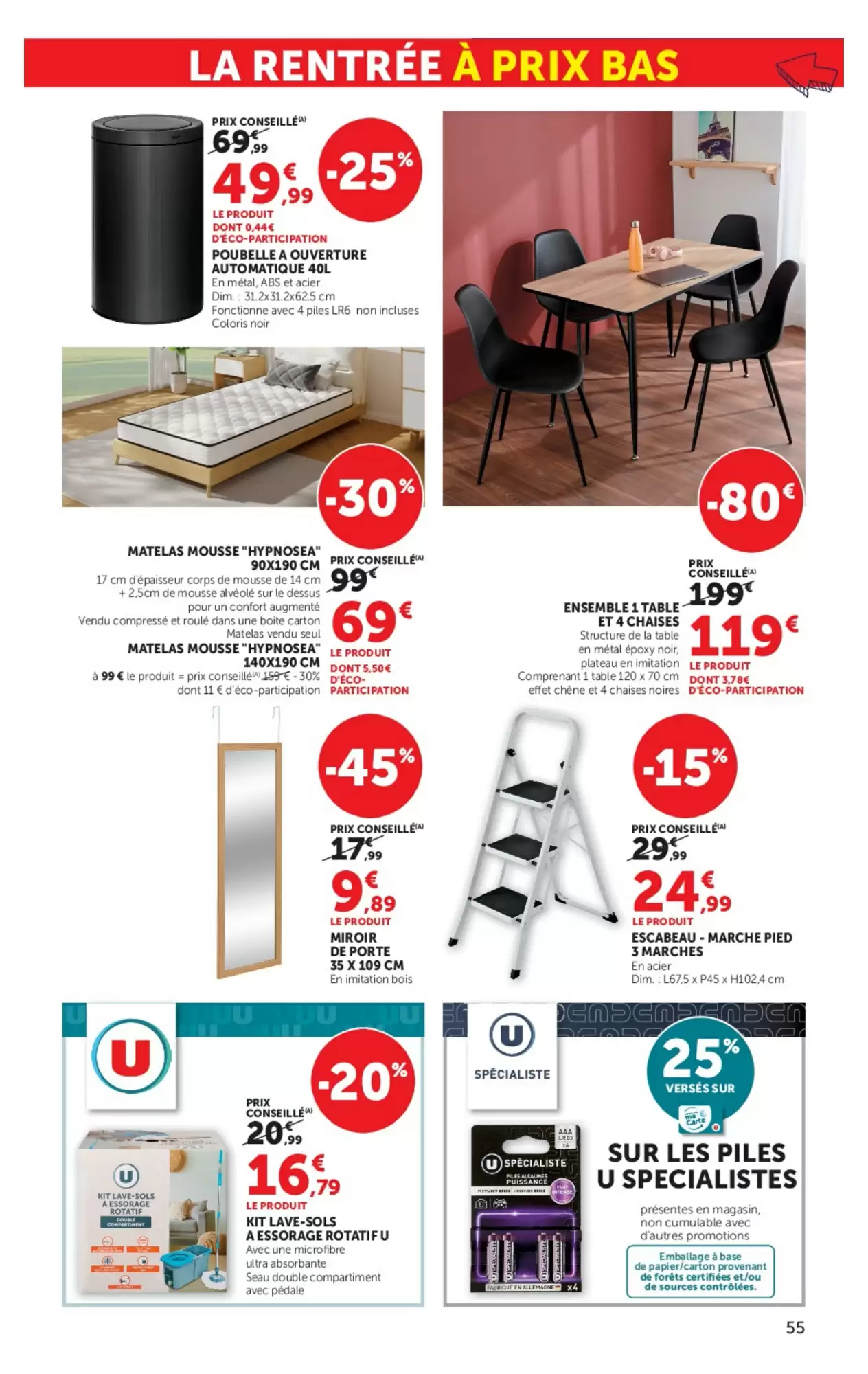 Catalogue Hyper U du 25 août — 6 septembre 2026 – page 55