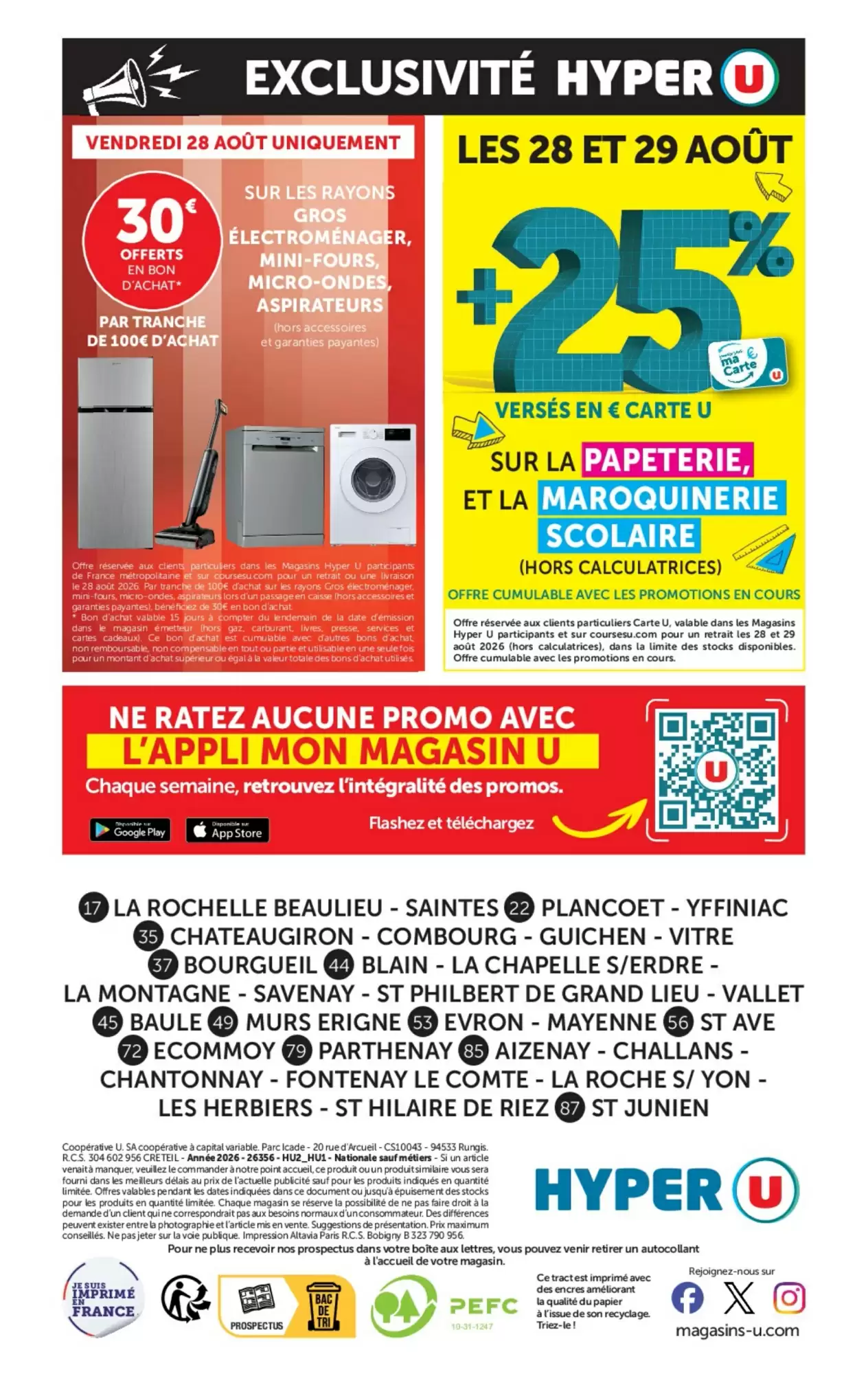 Catalogue Hyper U du 25 août — 6 septembre 2026 – page 56