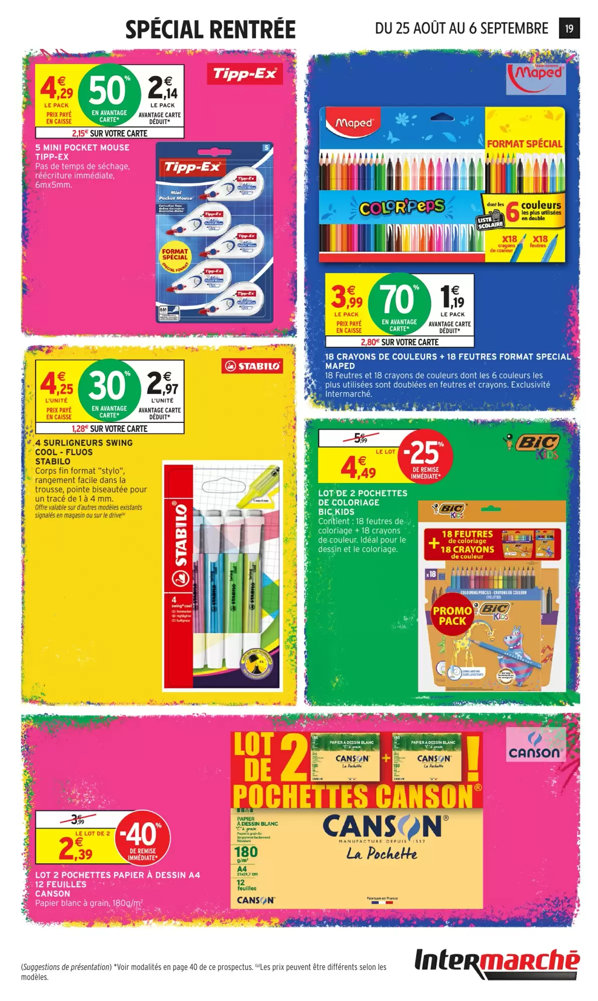 Catalogue Intermarché Hyper du 25 août — 6 septembre 2026 – page 19