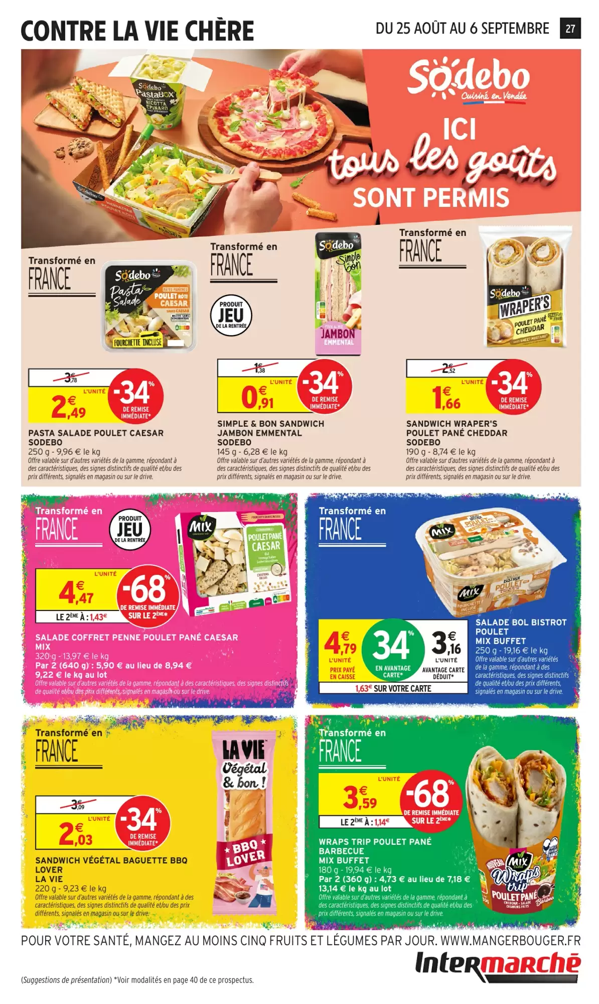Catalogue Intermarché Hyper du 25 août — 6 septembre 2026 – page 27