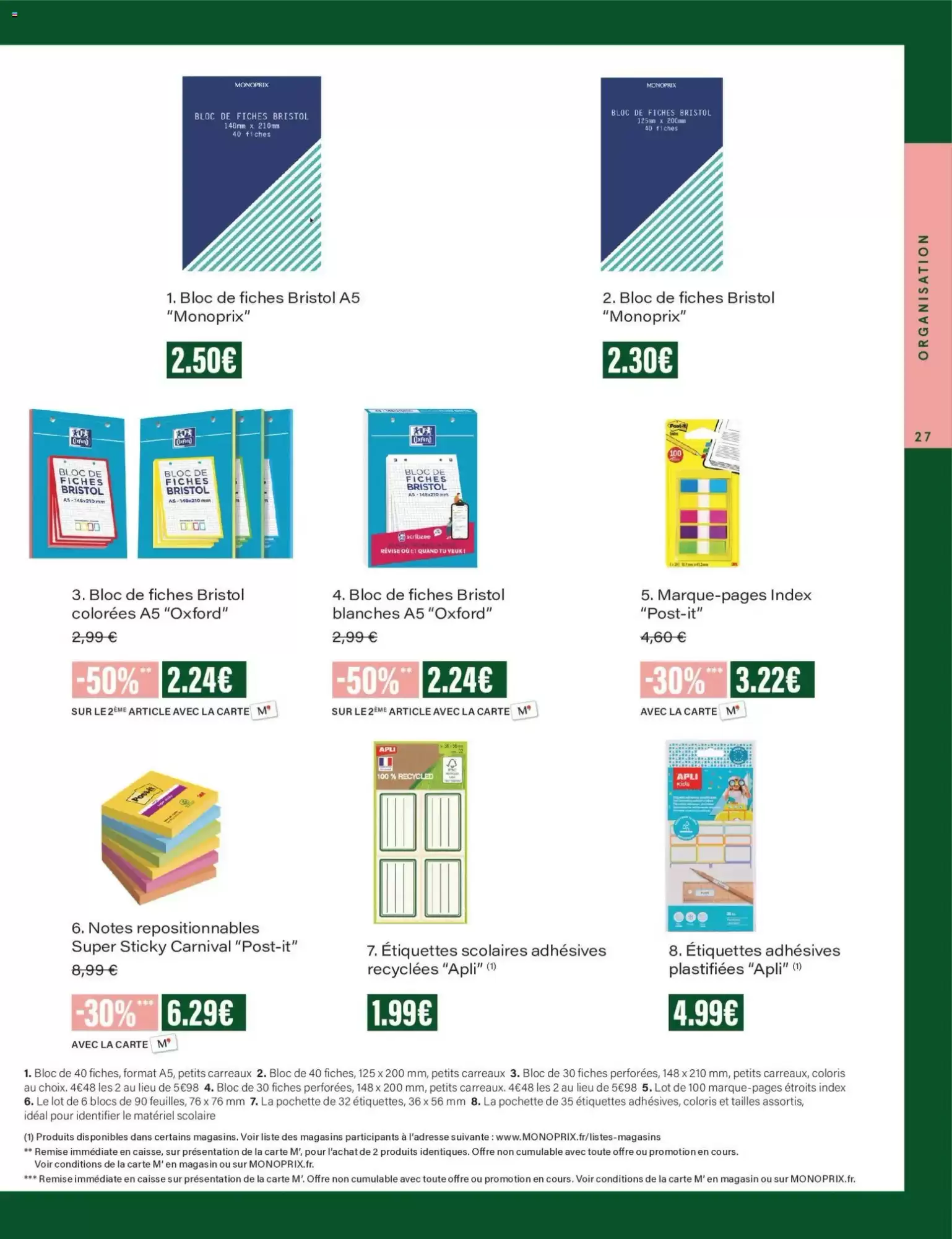Catalogue Monoprix du 4 août au 6 septembre 2026 – page 27
