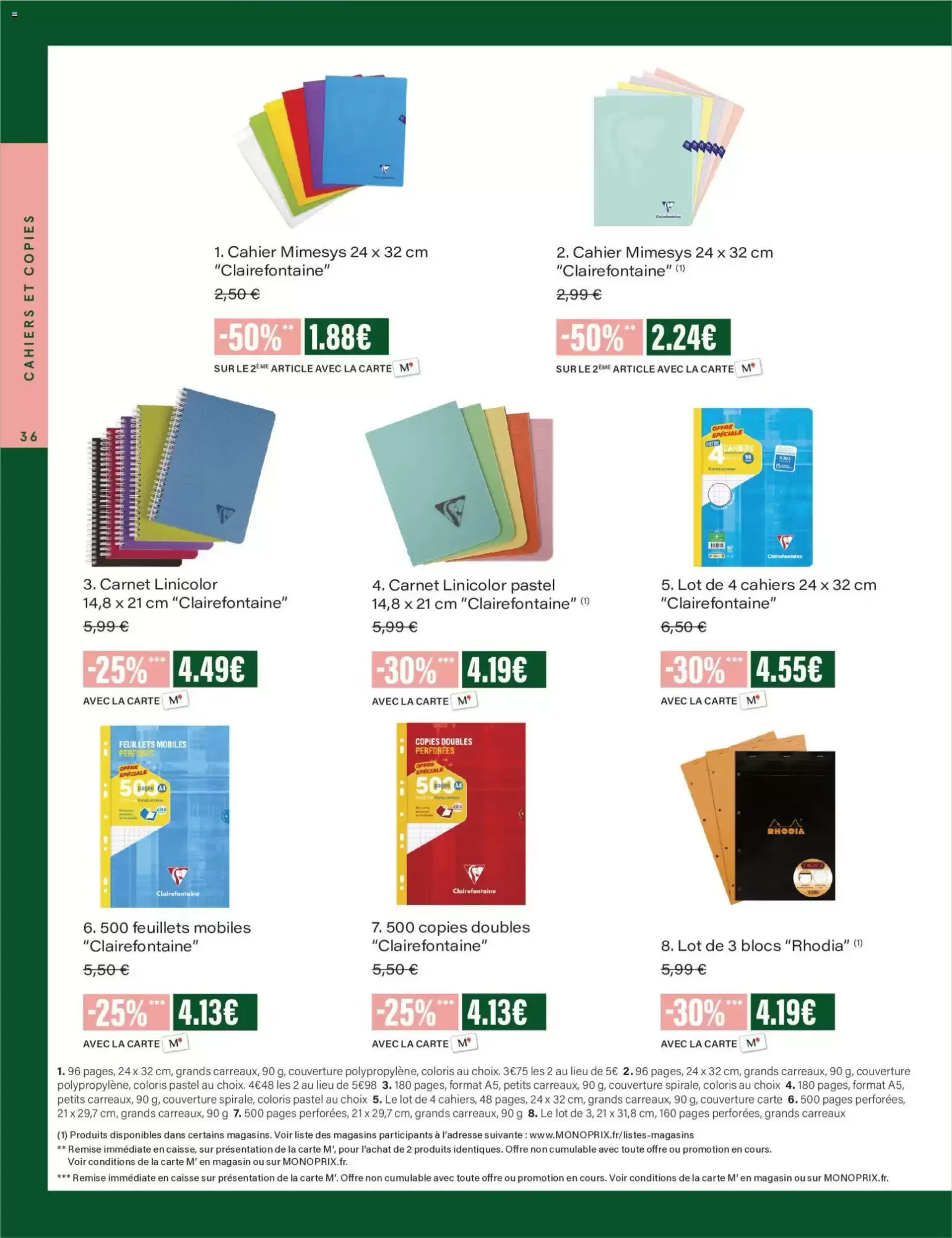 Catalogue Monoprix du 4 août au 6 septembre 2026 – page 36