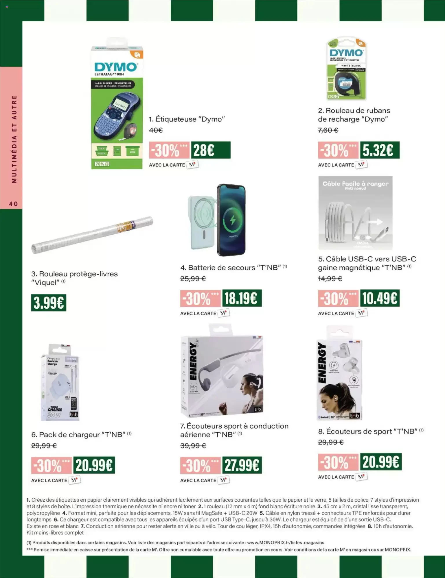 Catalogue Monoprix du 4 août au 6 septembre 2026 – page 40