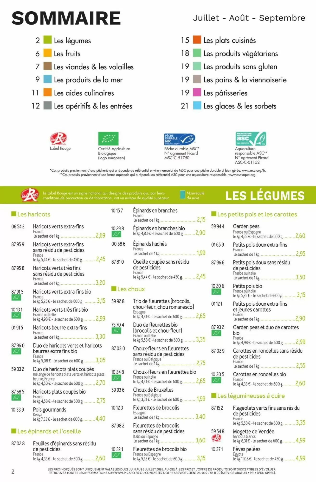 Catalogue Picard du 29 juin au 13 septembre 2026 – page 2