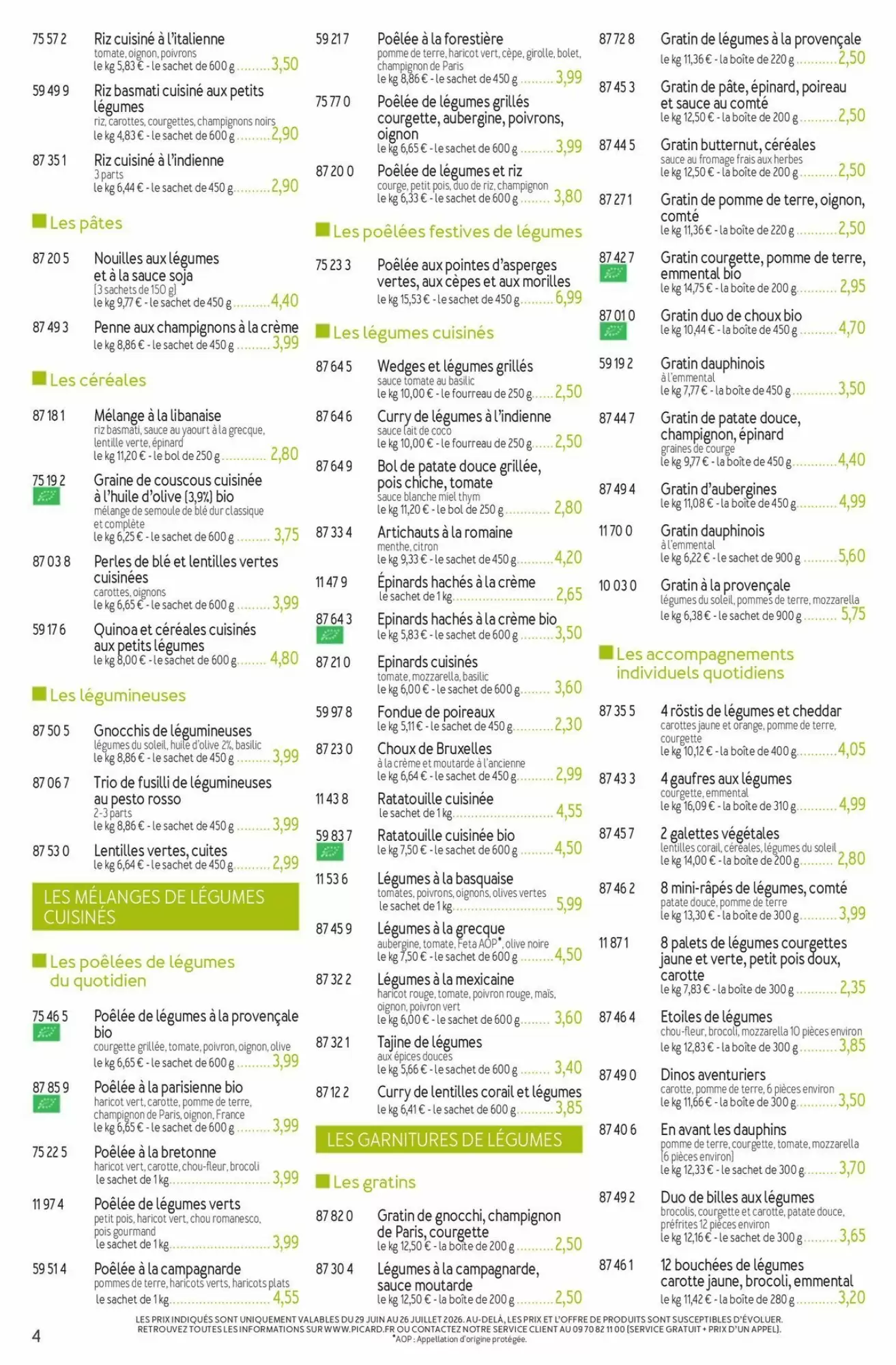 Catalogue Picard du 29 juin au 13 septembre 2026 – page 4