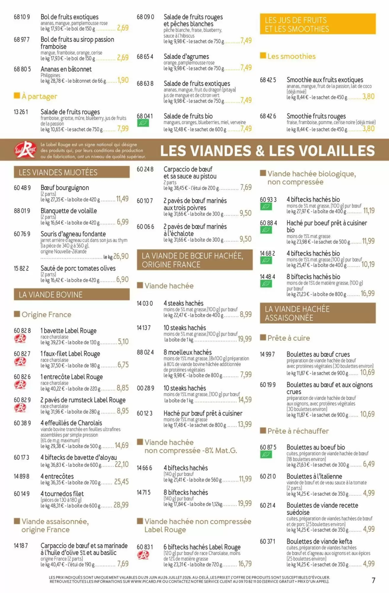 Catalogue Picard du 29 juin au 13 septembre 2026 – page 7