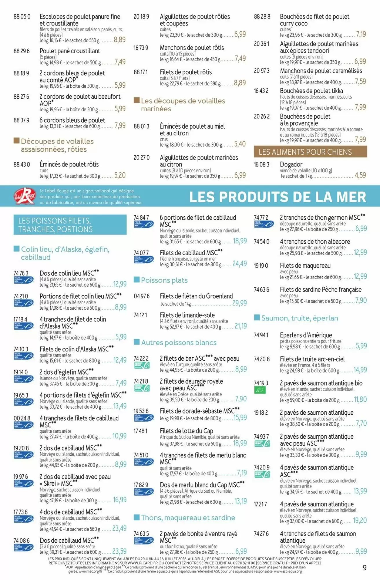 Catalogue Picard du 29 juin au 13 septembre 2026 – page 9