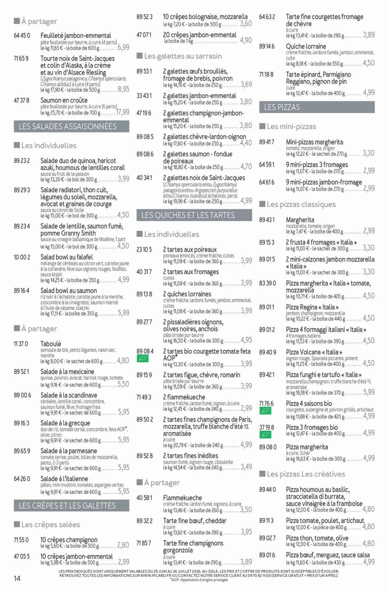 Catalogue Picard du 29 juin au 13 septembre 2026 – page 14