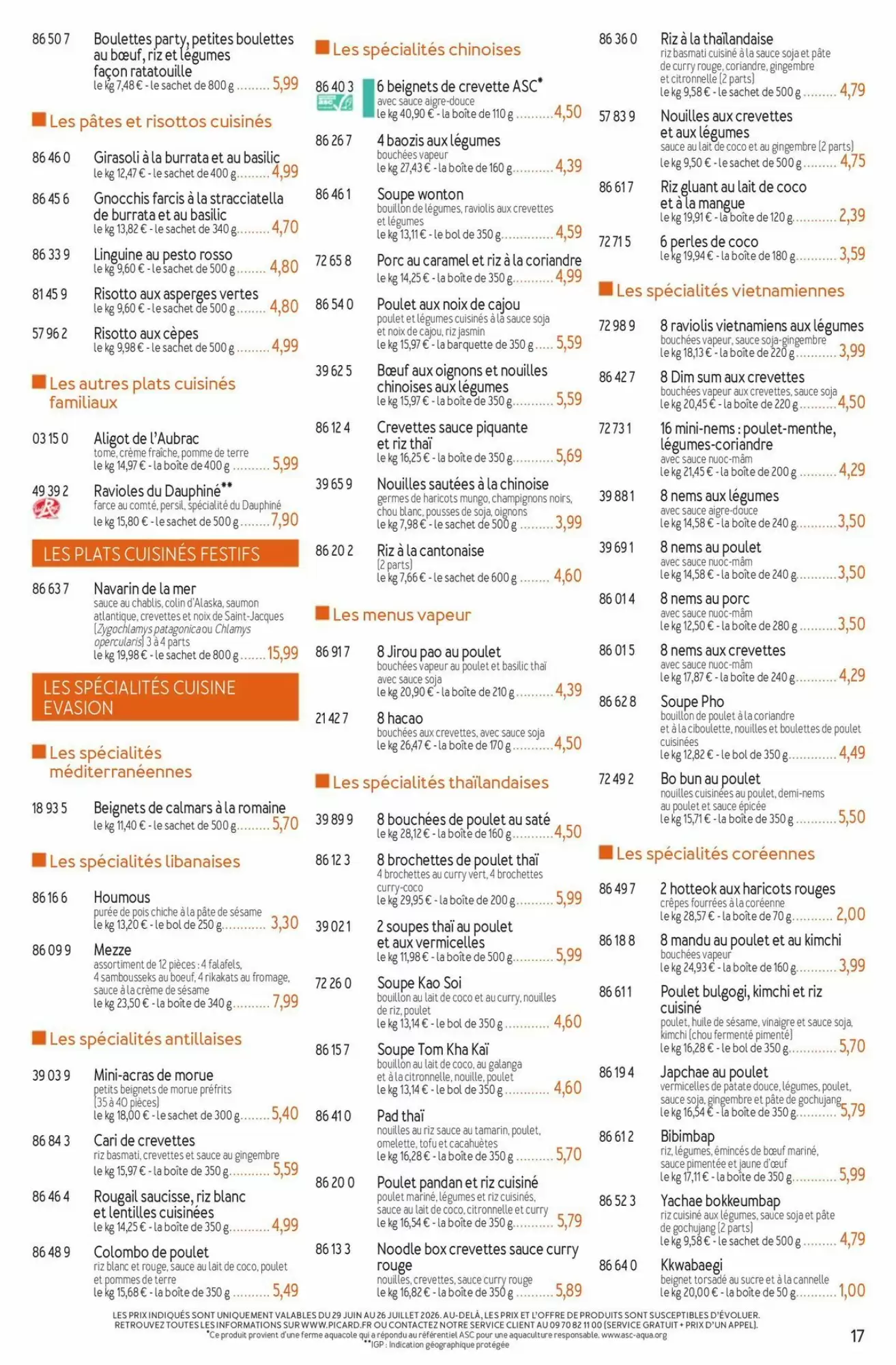 Catalogue Picard du 29 juin au 13 septembre 2026 – page 17