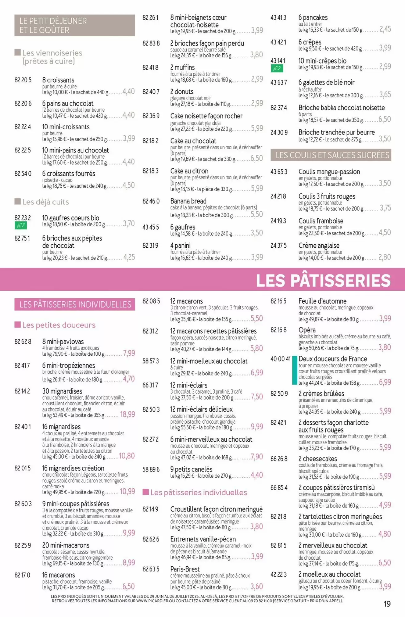 Catalogue Picard du 29 juin au 13 septembre 2026 – page 19