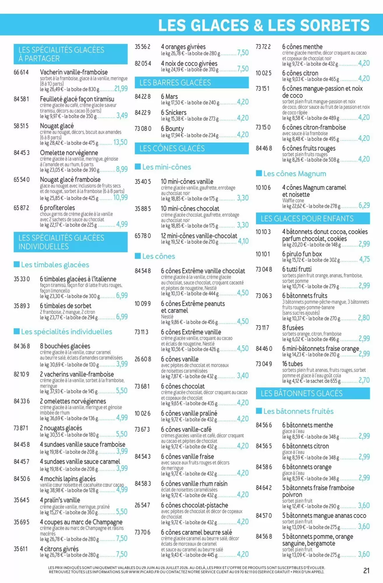 Catalogue Picard du 29 juin au 13 septembre 2026 – page 21