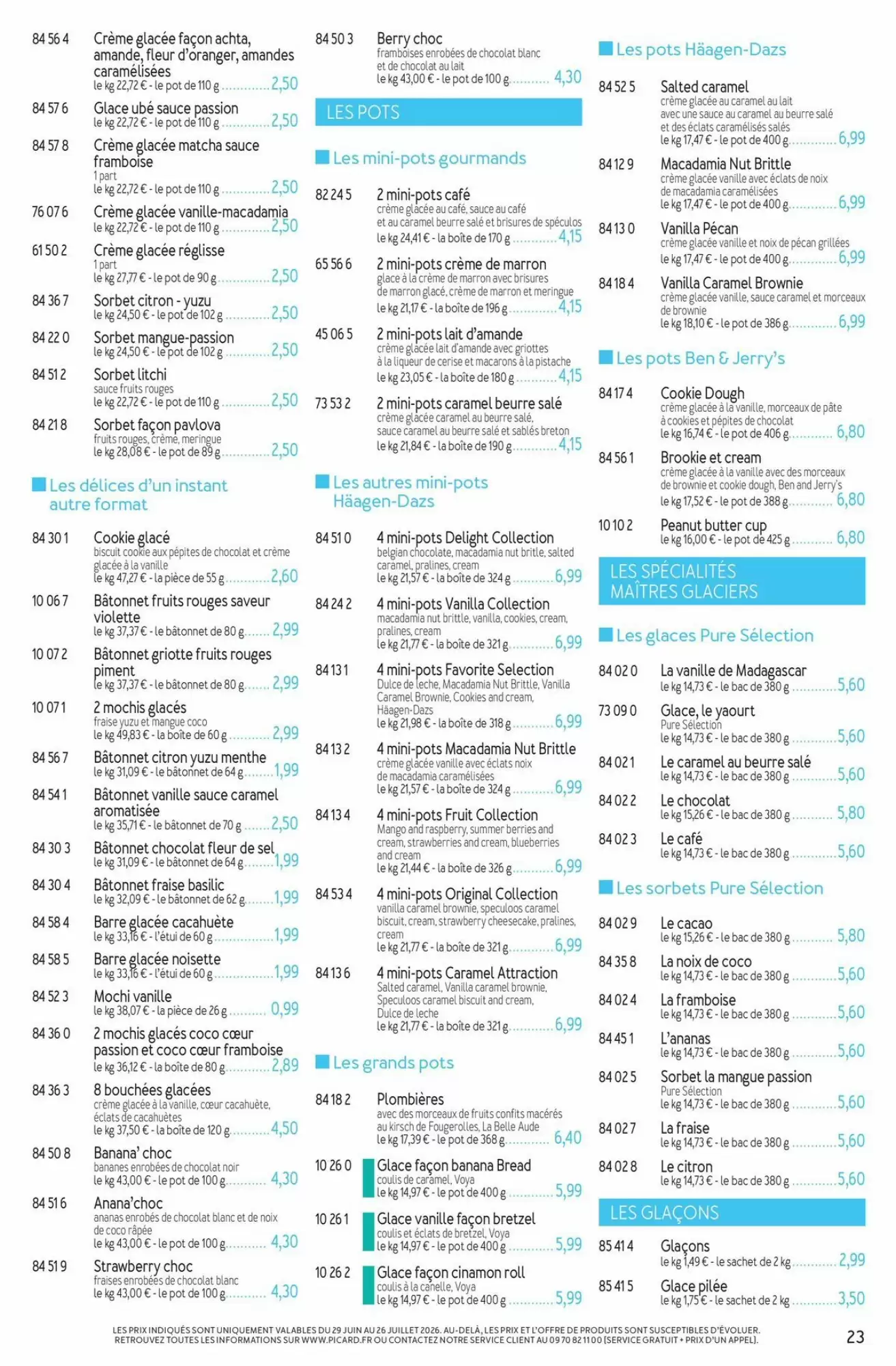 Catalogue Picard du 29 juin au 13 septembre 2026 – page 23