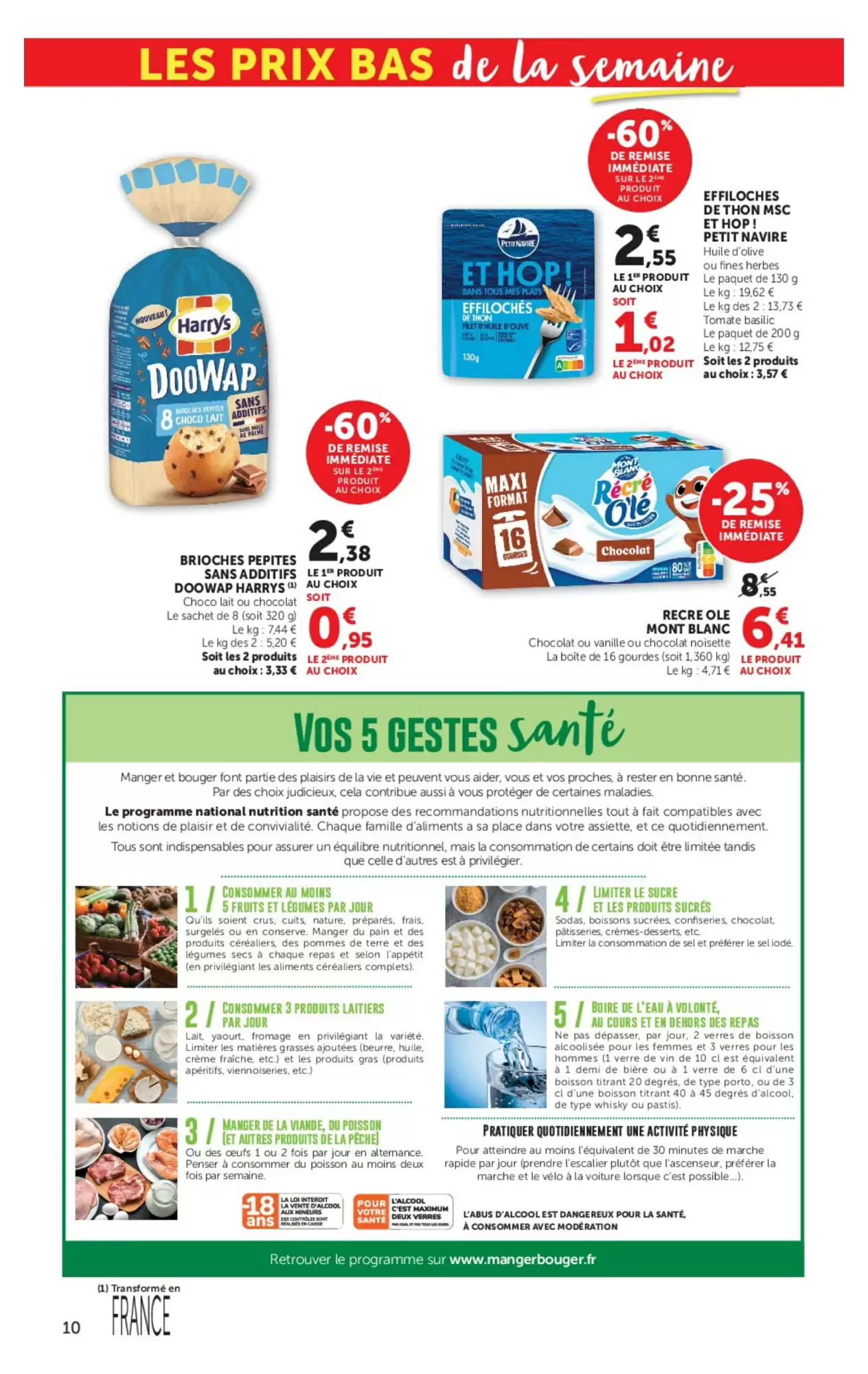 Produits alimentaires à prix bas U Express