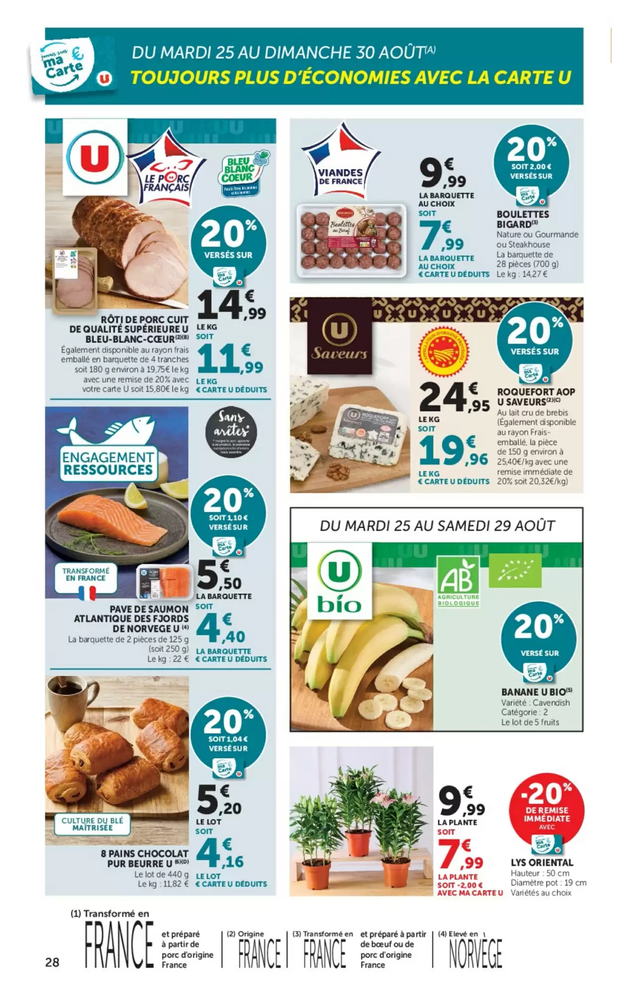 Douceurs et goûters U Express