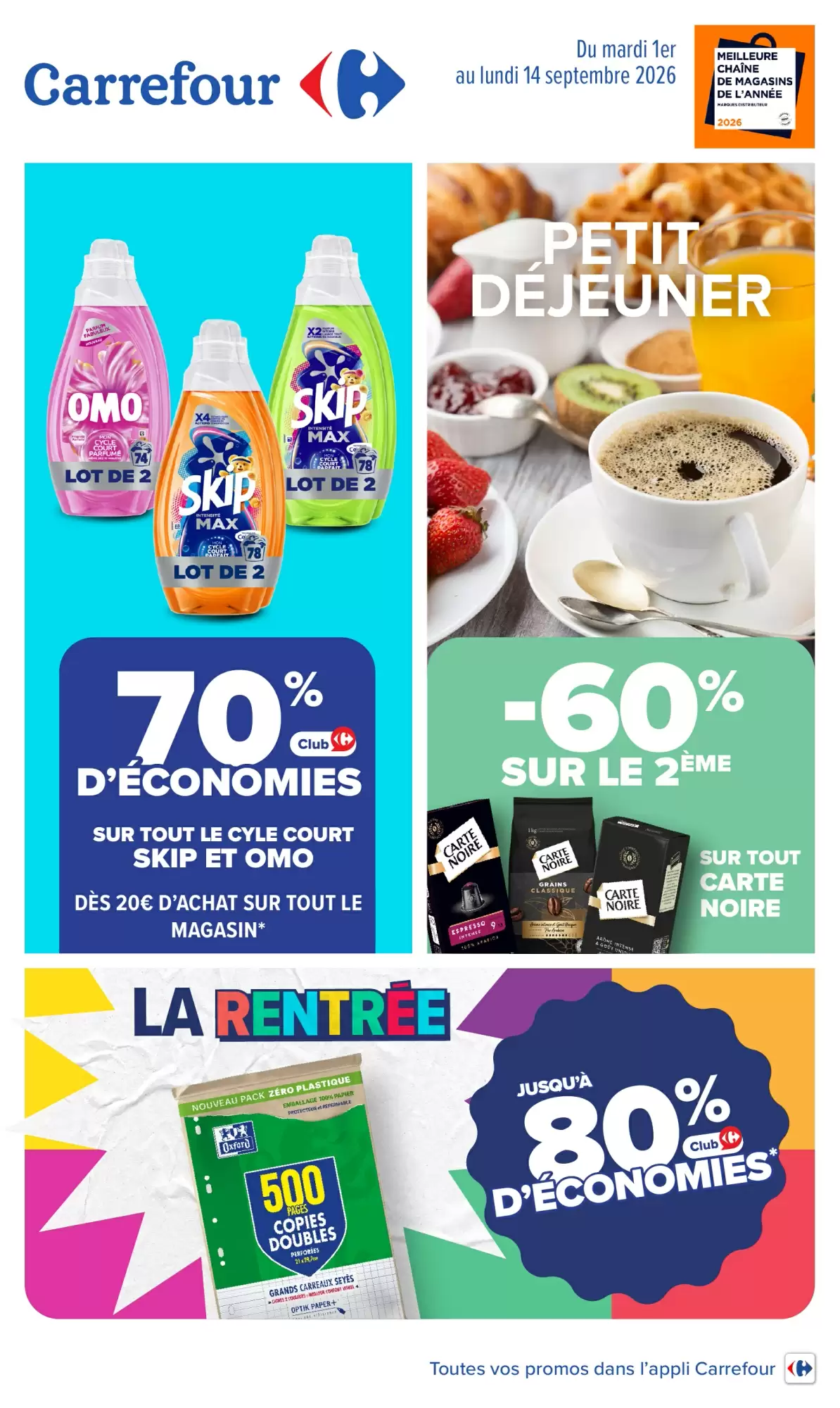 Catalogue Carrefour du 1 au 14 septembre 2026 – page 1