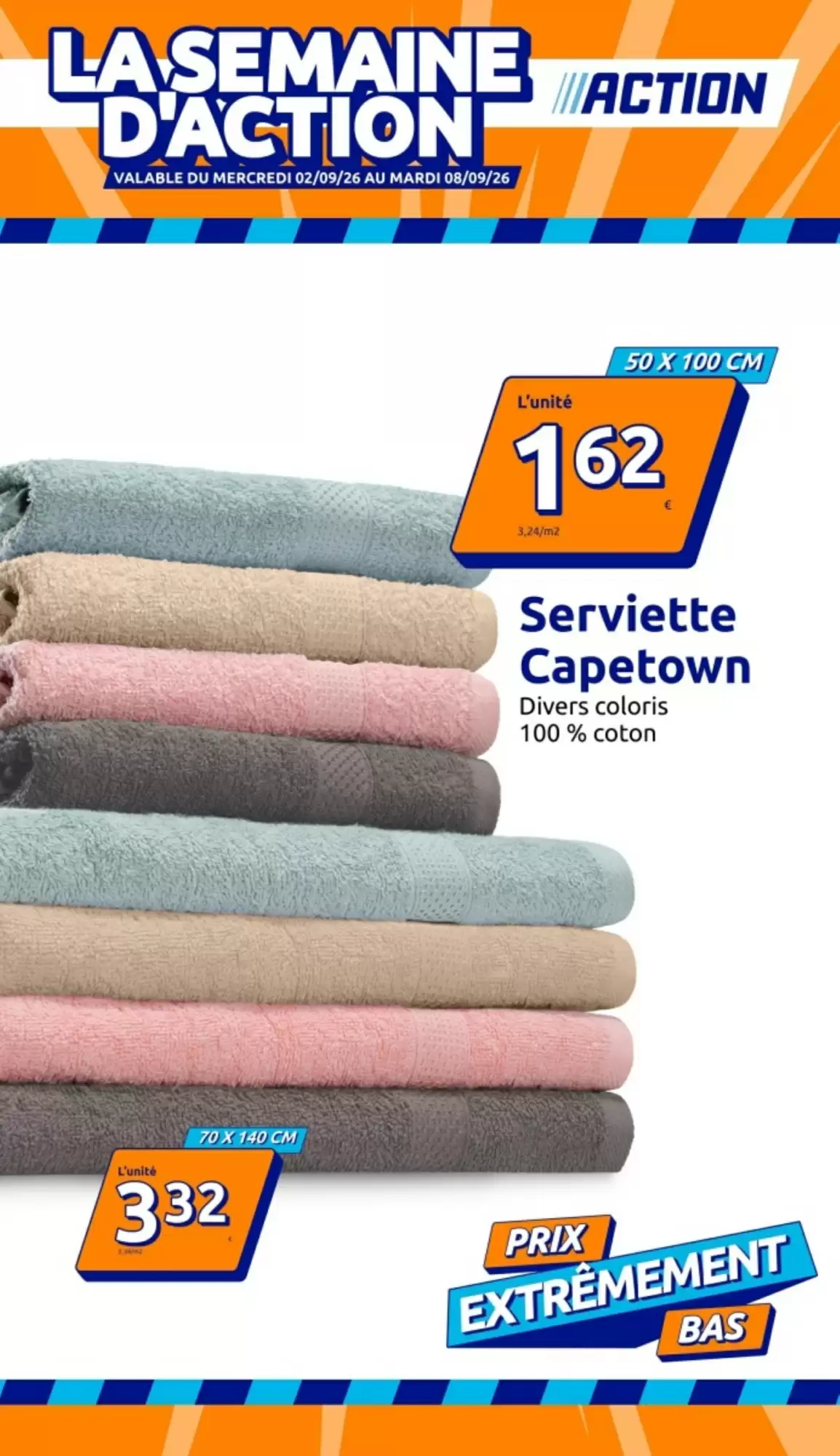 Catalogue Action du 2 au 8 septembre 2026 – page 1