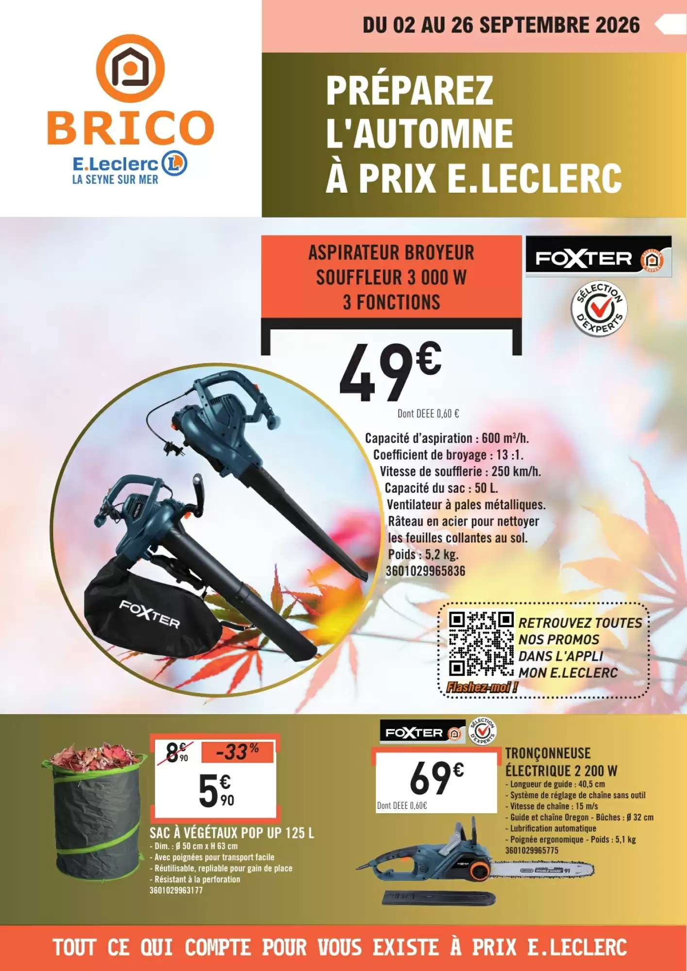 Catalogue E.Leclerc du 2 septembre au 19 septembre 2026 – page 1