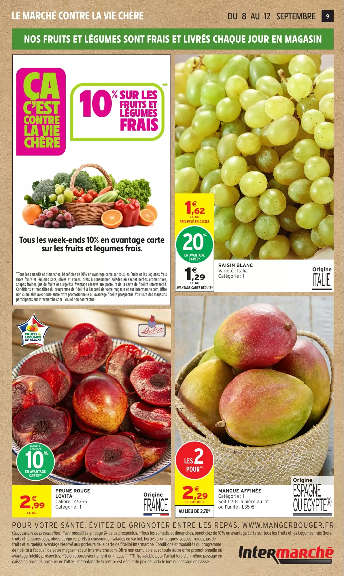 Catalogue Intermarché du 8 au 20 septembre 2026 – page 1