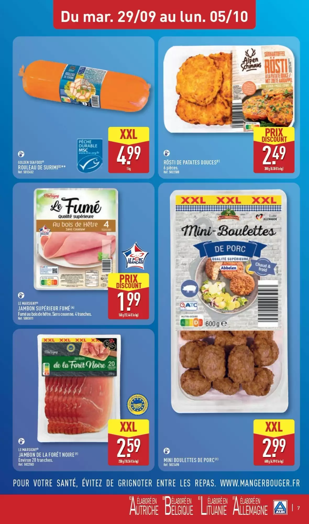 Catalogue Aldi du 29 septembre au 5 octobre 2026, page 9 sur 53