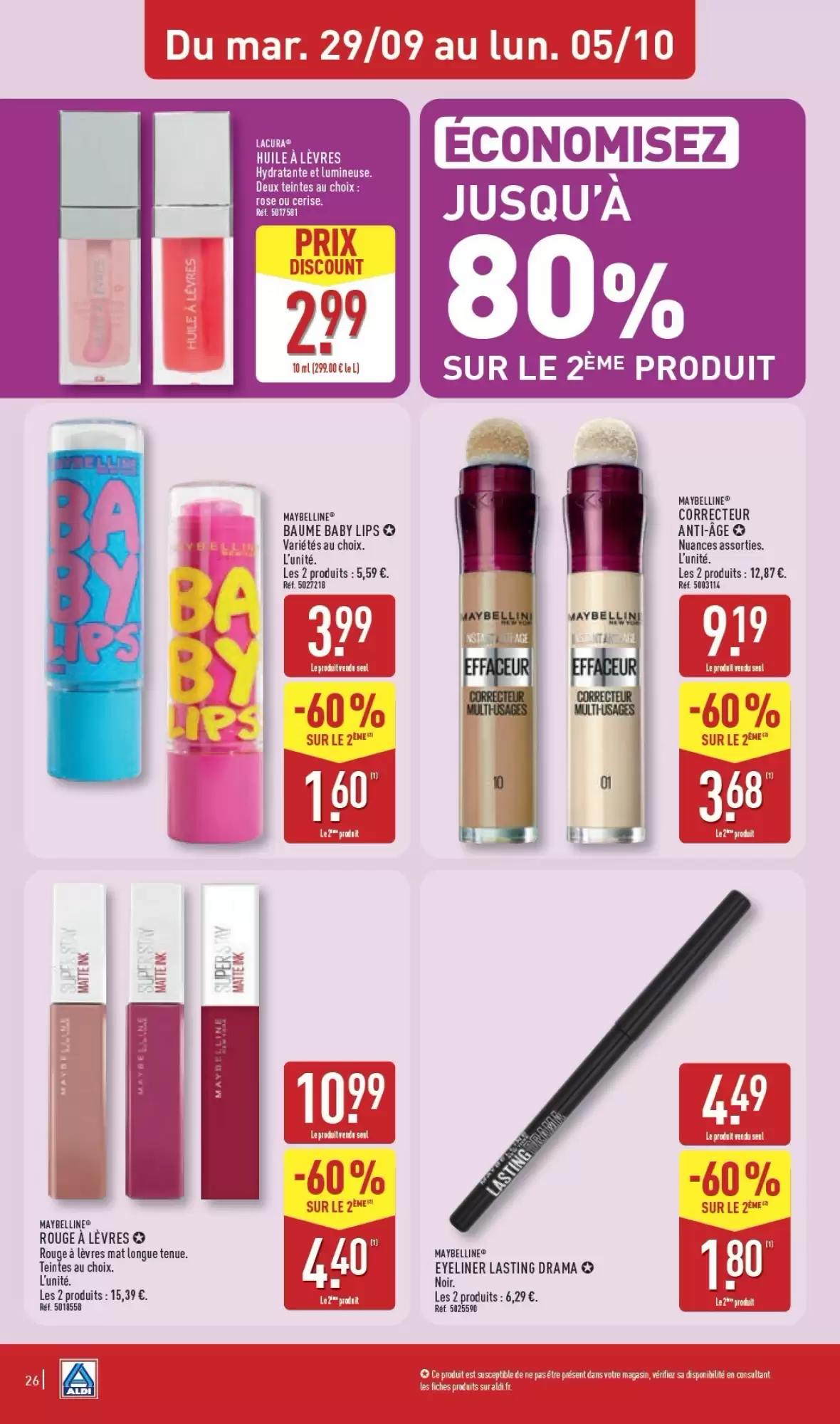 Catalogue Aldi du 29 septembre au 5 octobre 2026, page 28 sur 53