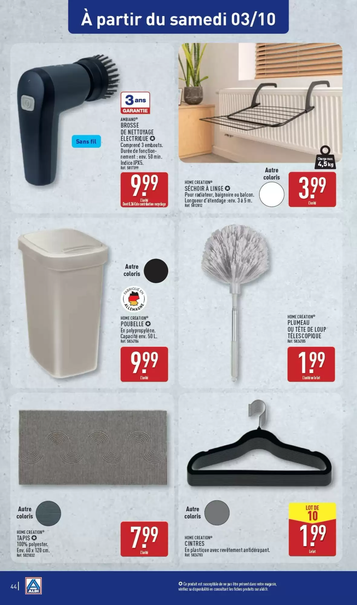 Catalogue Aldi du 29 septembre au 5 octobre 2026, page 46 sur 53