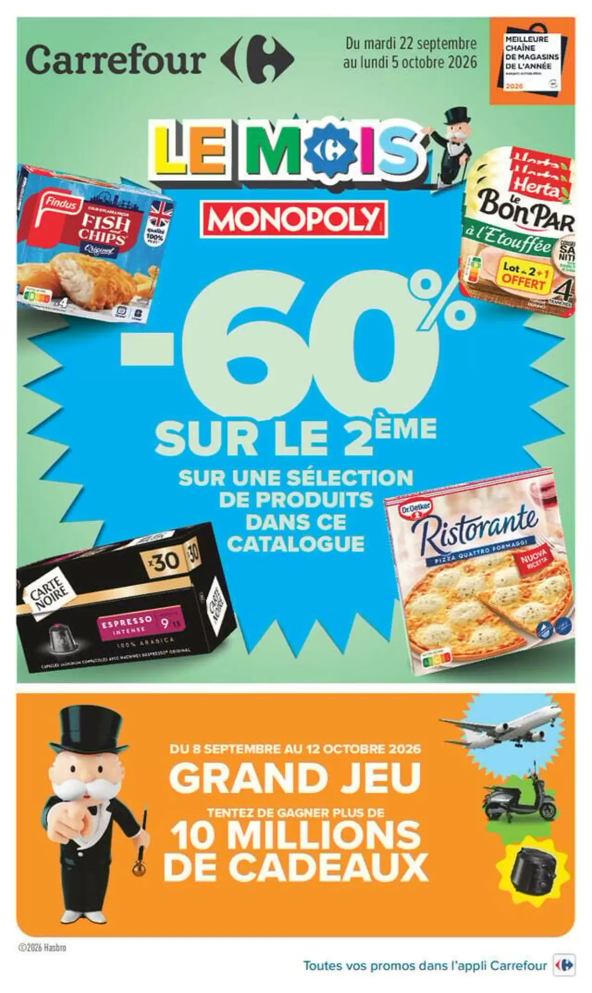 Catalogue Carrefour du 22 septembre au 5 octobre 2026, page 1 sur 87
