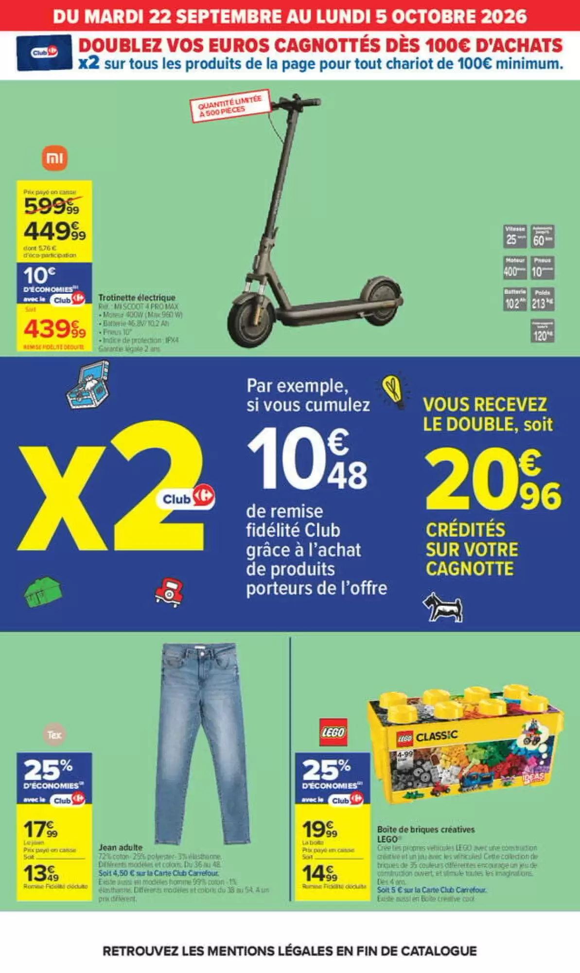Catalogue Carrefour du 22 septembre au 5 octobre 2026, page 11 sur 87