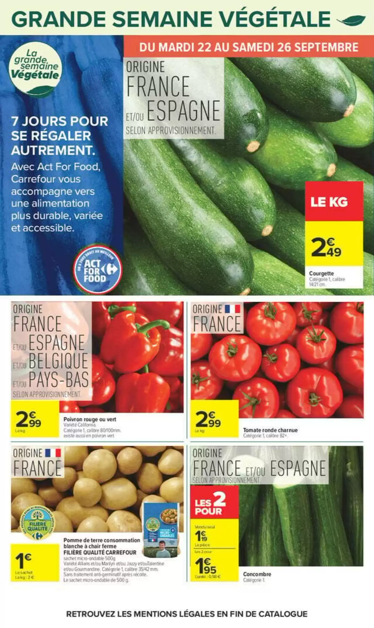 Catalogue Carrefour du 22 septembre au 5 octobre 2026, page 40 sur 87