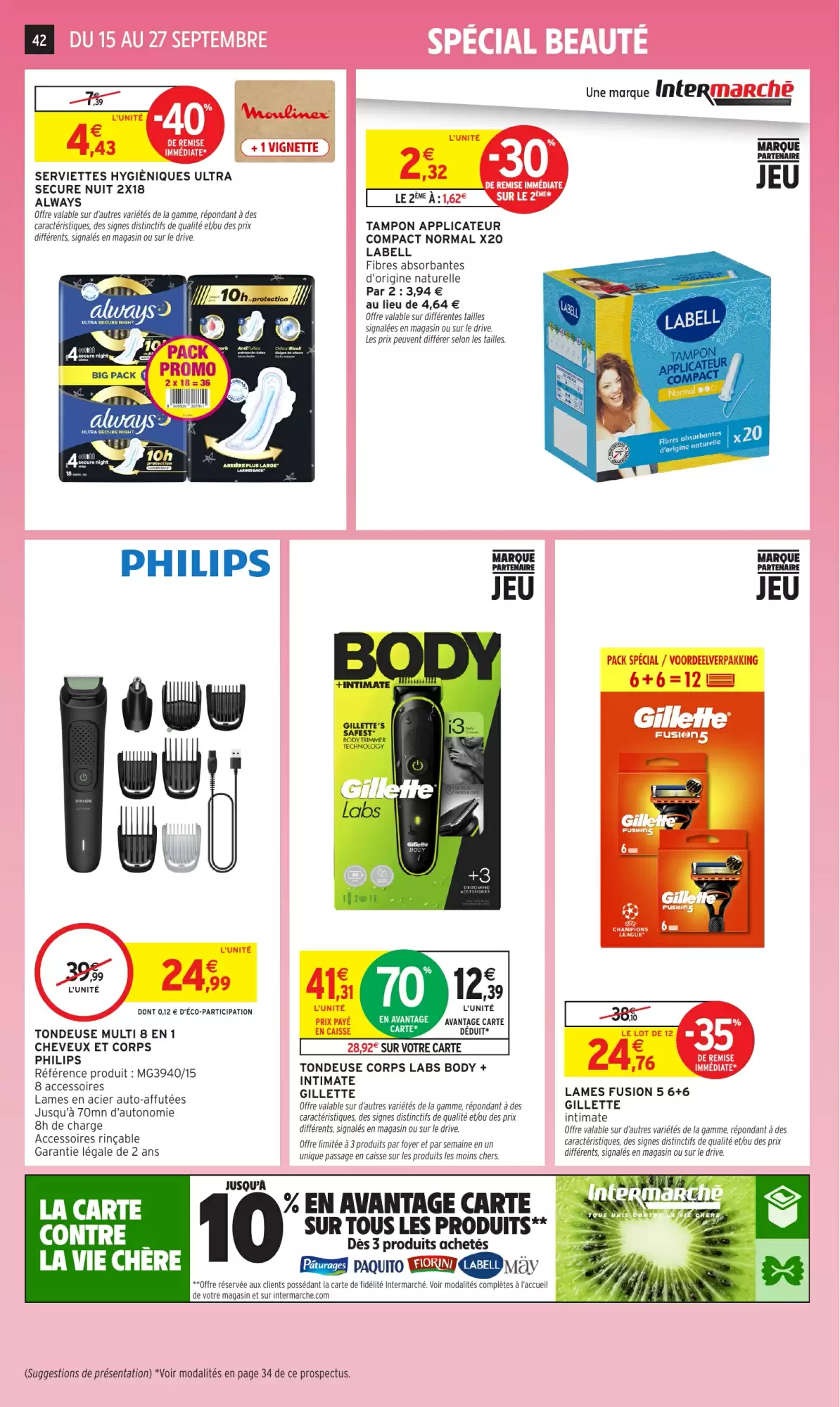 Catalogue Intermarché Hyper du 15 au 27 septembre 2026 – page 42