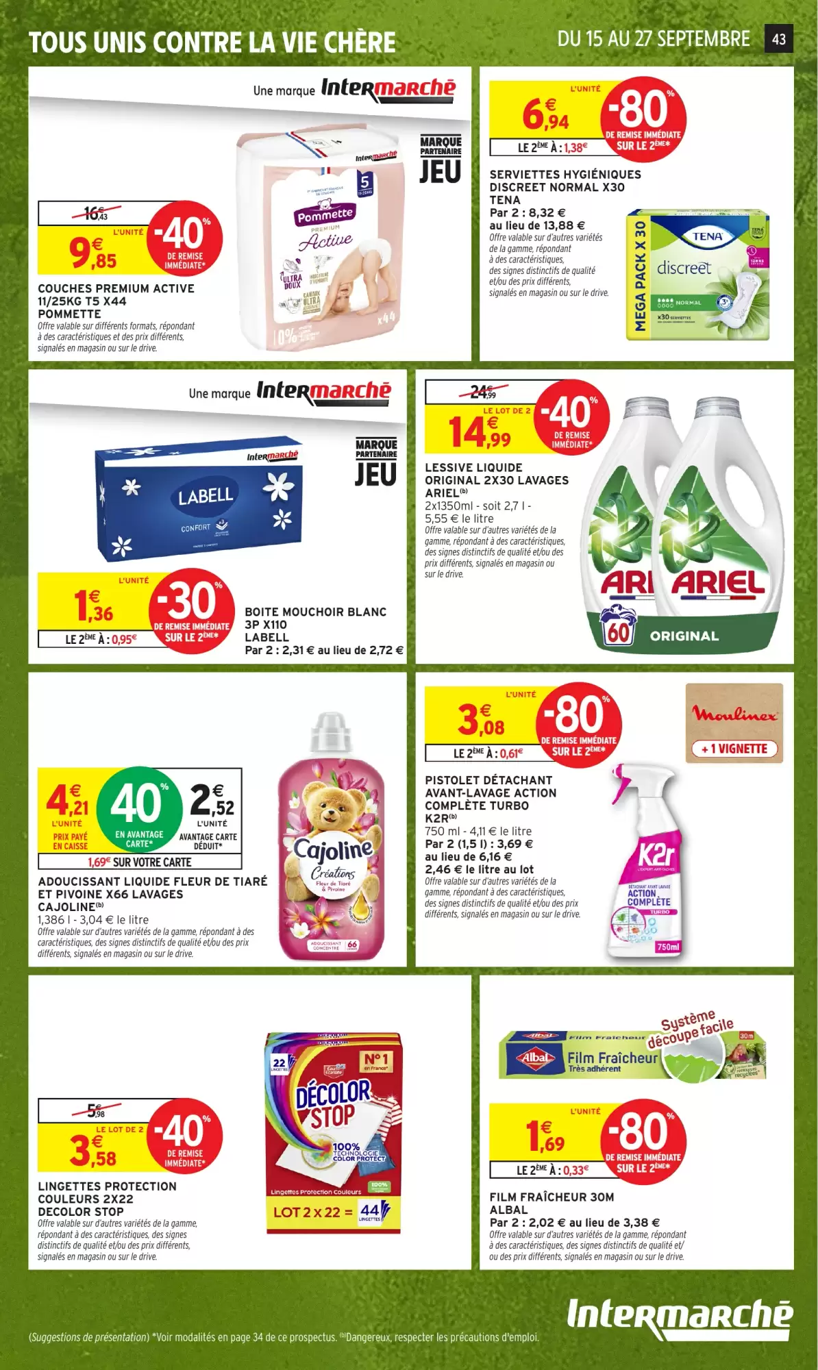 Catalogue Intermarché Hyper du 15 au 27 septembre 2026 – page 43