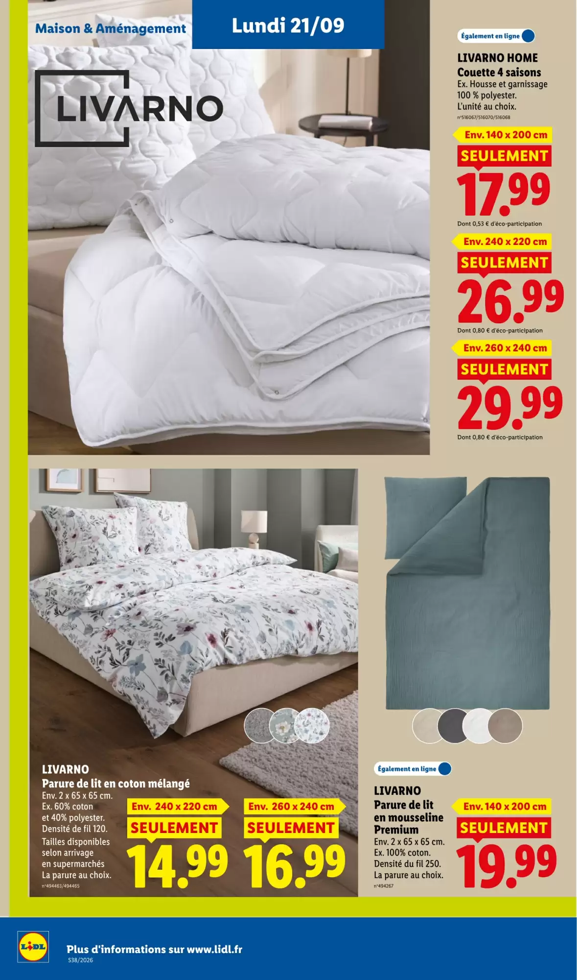 Catalogue Lidl du 17 au 23 septembre 2026 – page 62