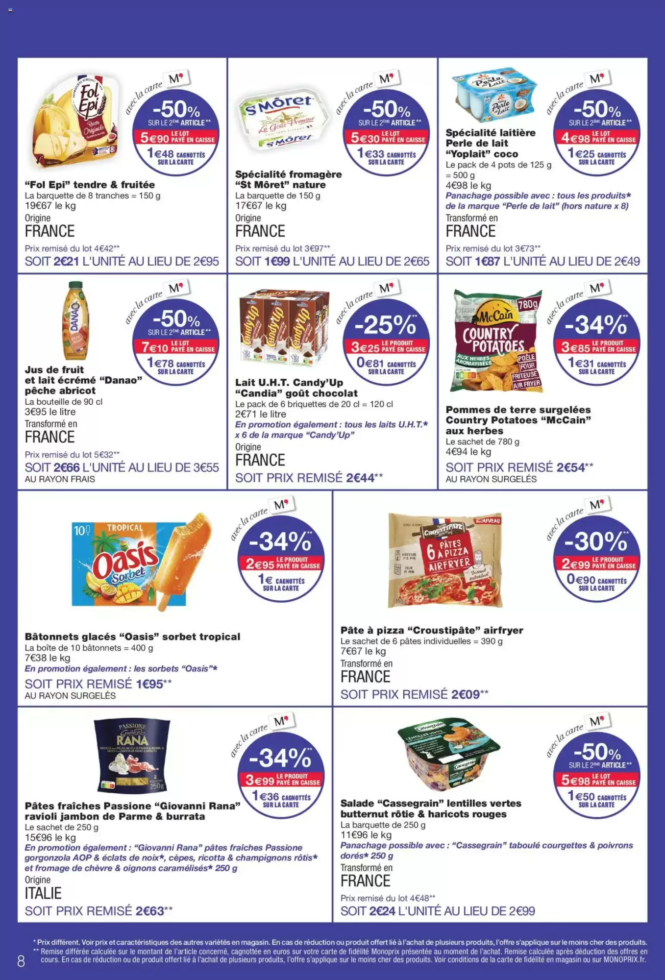 Catalogue Monoprix du 22 septembre au 4 octobre 2026, page 8 sur 64