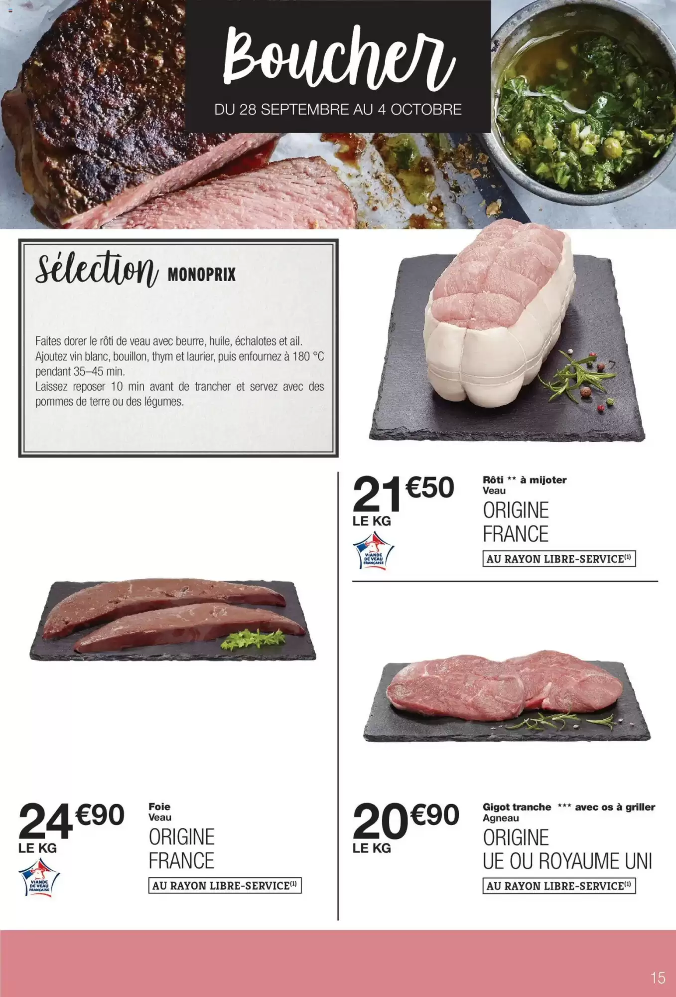 Catalogue Monoprix du 22 septembre au 4 octobre 2026, page 15 sur 64