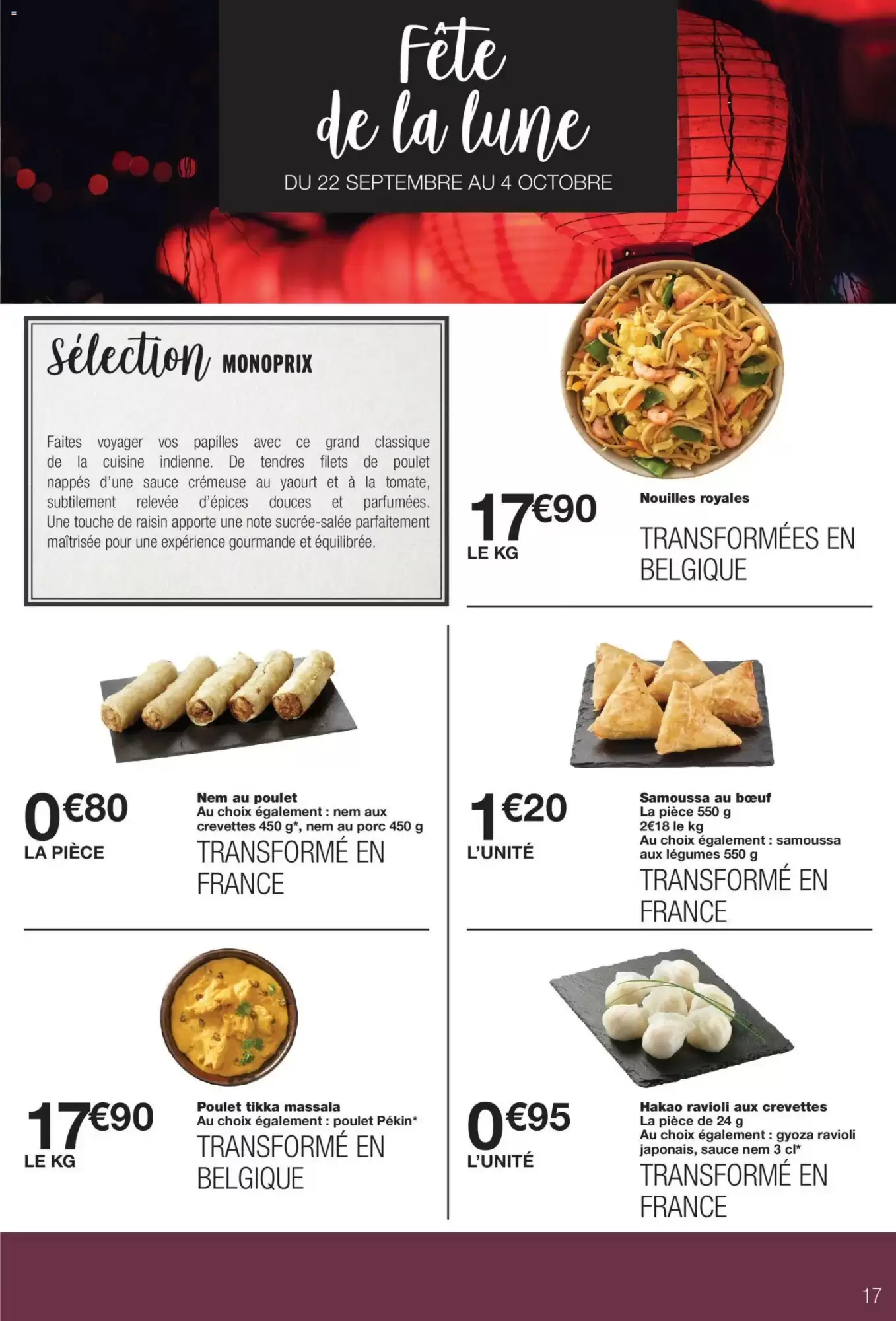 Catalogue Monoprix du 22 septembre au 4 octobre 2026, page 17 sur 64