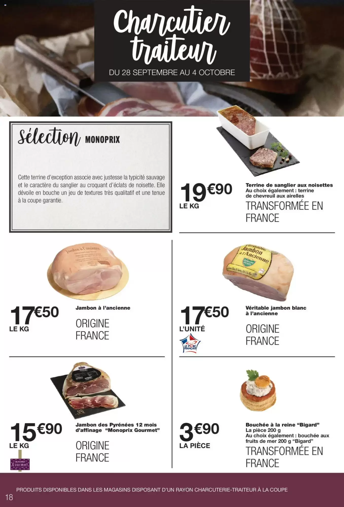 Catalogue Monoprix du 22 septembre au 4 octobre 2026, page 18 sur 64