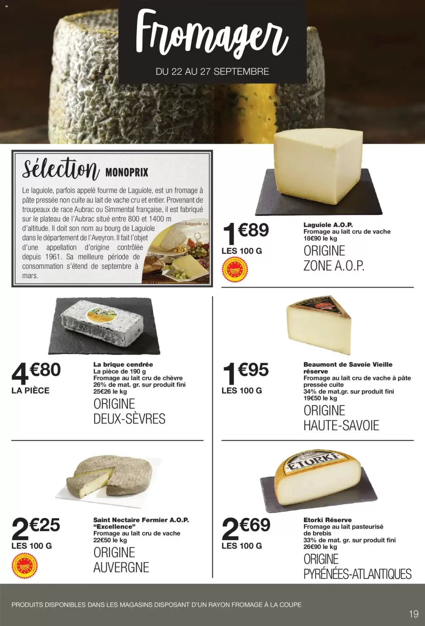 Catalogue Monoprix du 22 septembre au 4 octobre 2026, page 19 sur 64