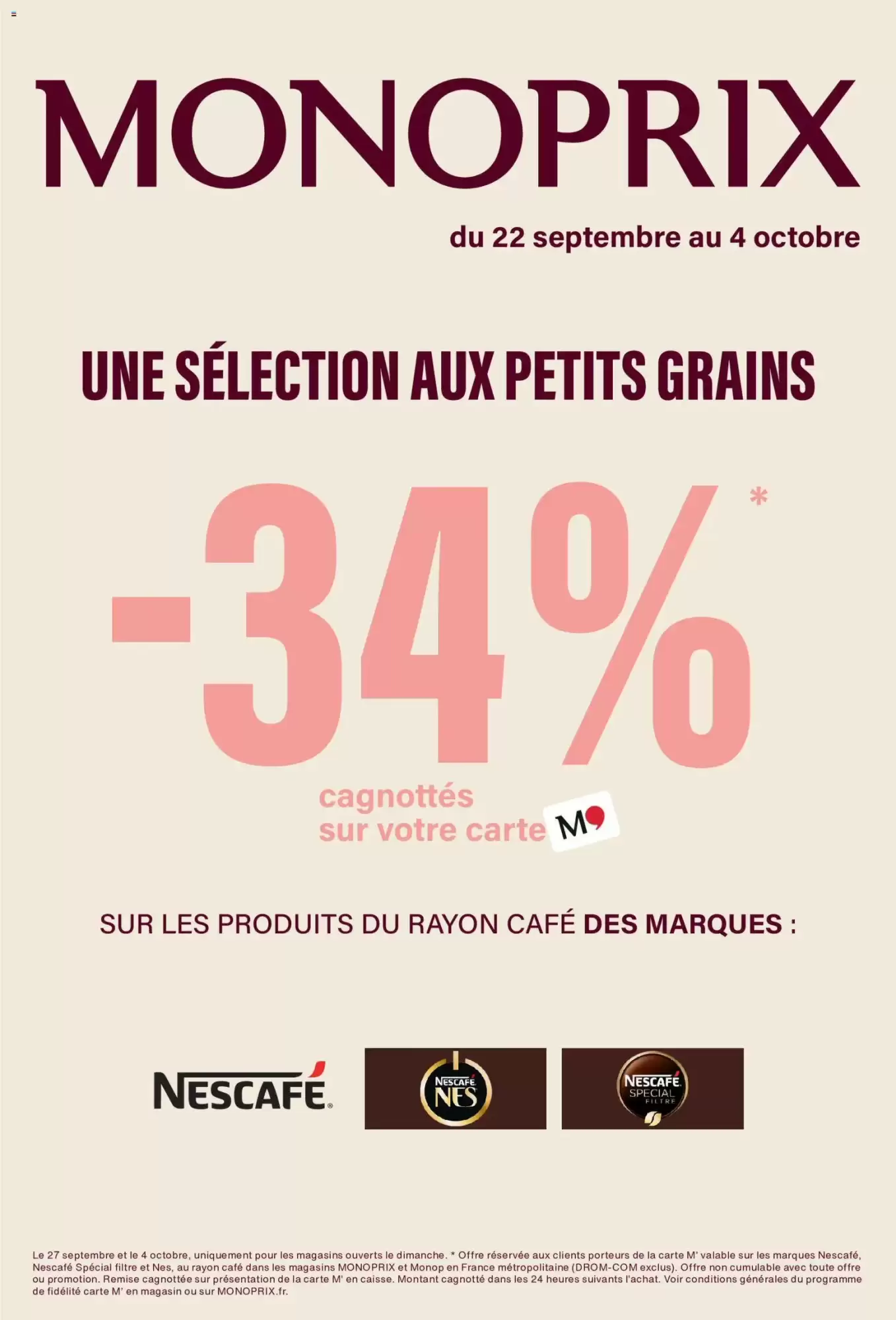 Catalogue Monoprix du 22 septembre au 4 octobre 2026, page 32 sur 64