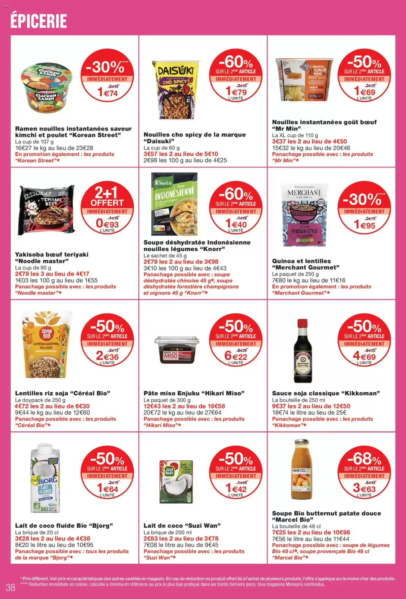 Catalogue Monoprix du 22 septembre au 4 octobre 2026, page 38 sur 64