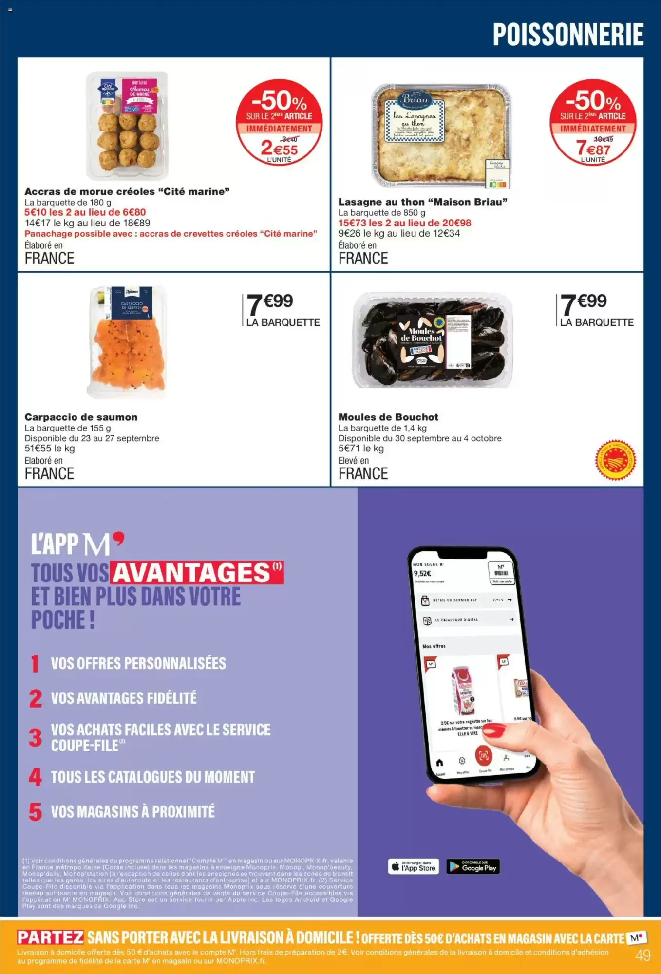 Catalogue Monoprix du 22 septembre au 4 octobre 2026, page 49 sur 64