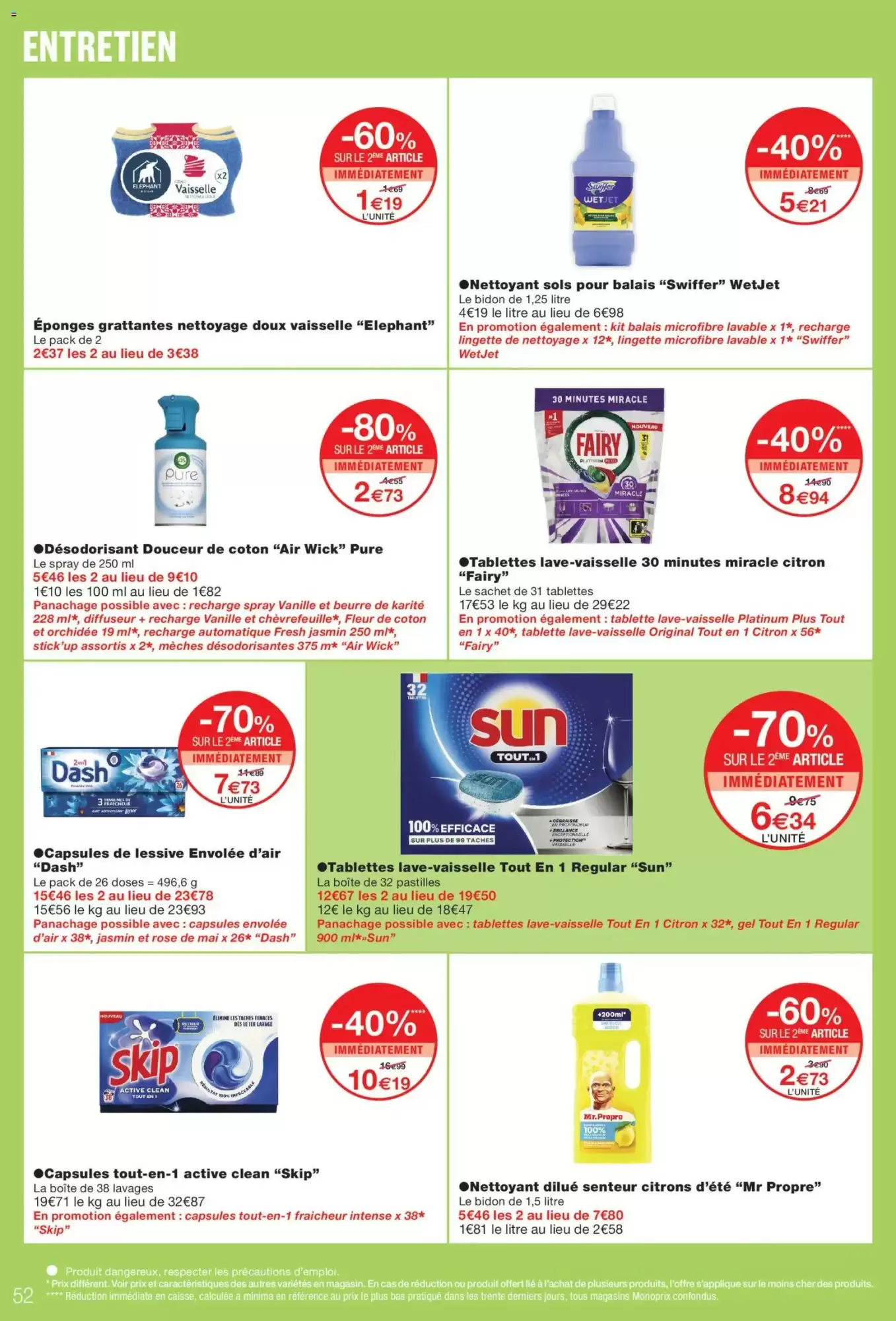 Catalogue Monoprix du 22 septembre au 4 octobre 2026, page 52 sur 64