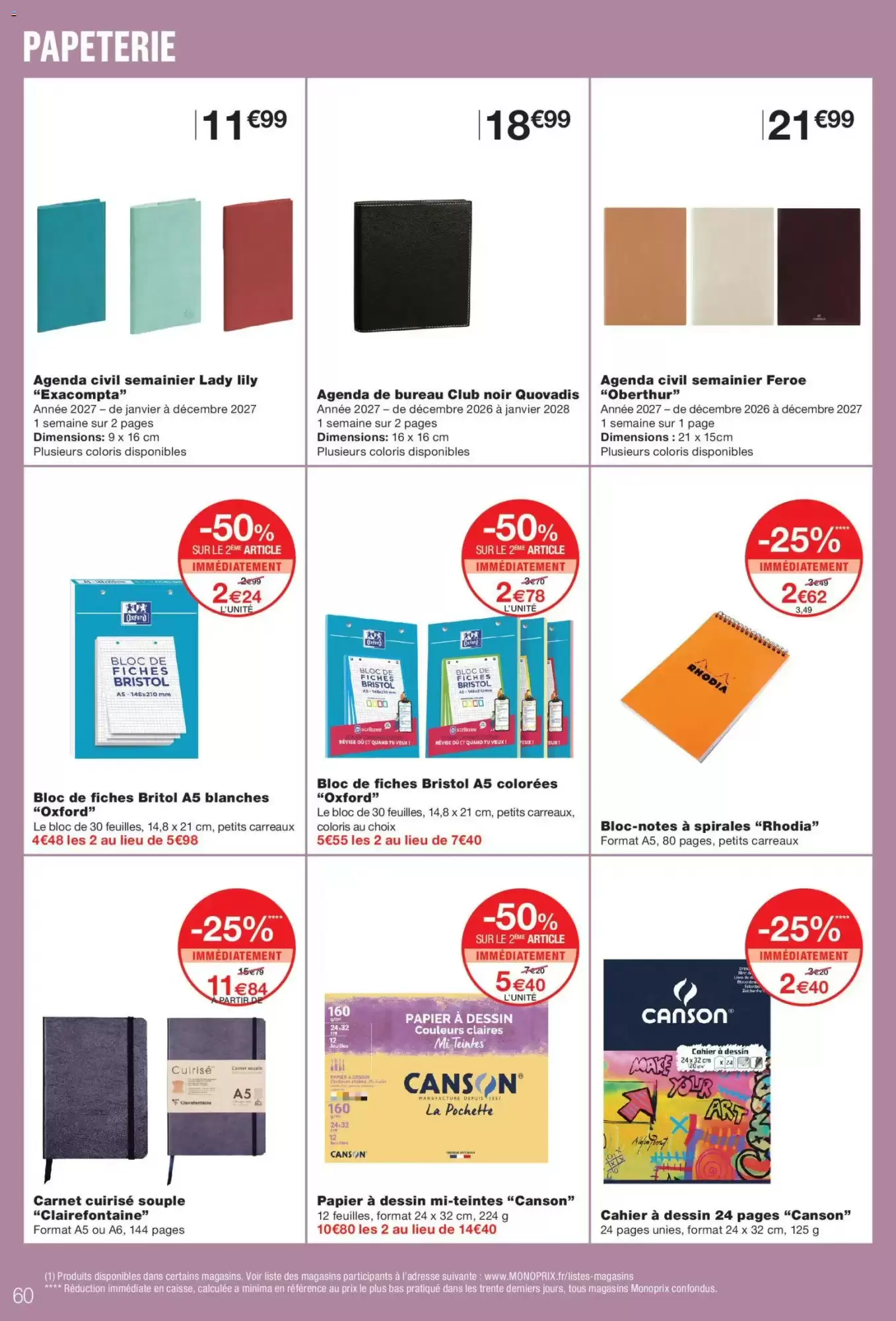 Catalogue Monoprix du 22 septembre au 4 octobre 2026, page 60 sur 64