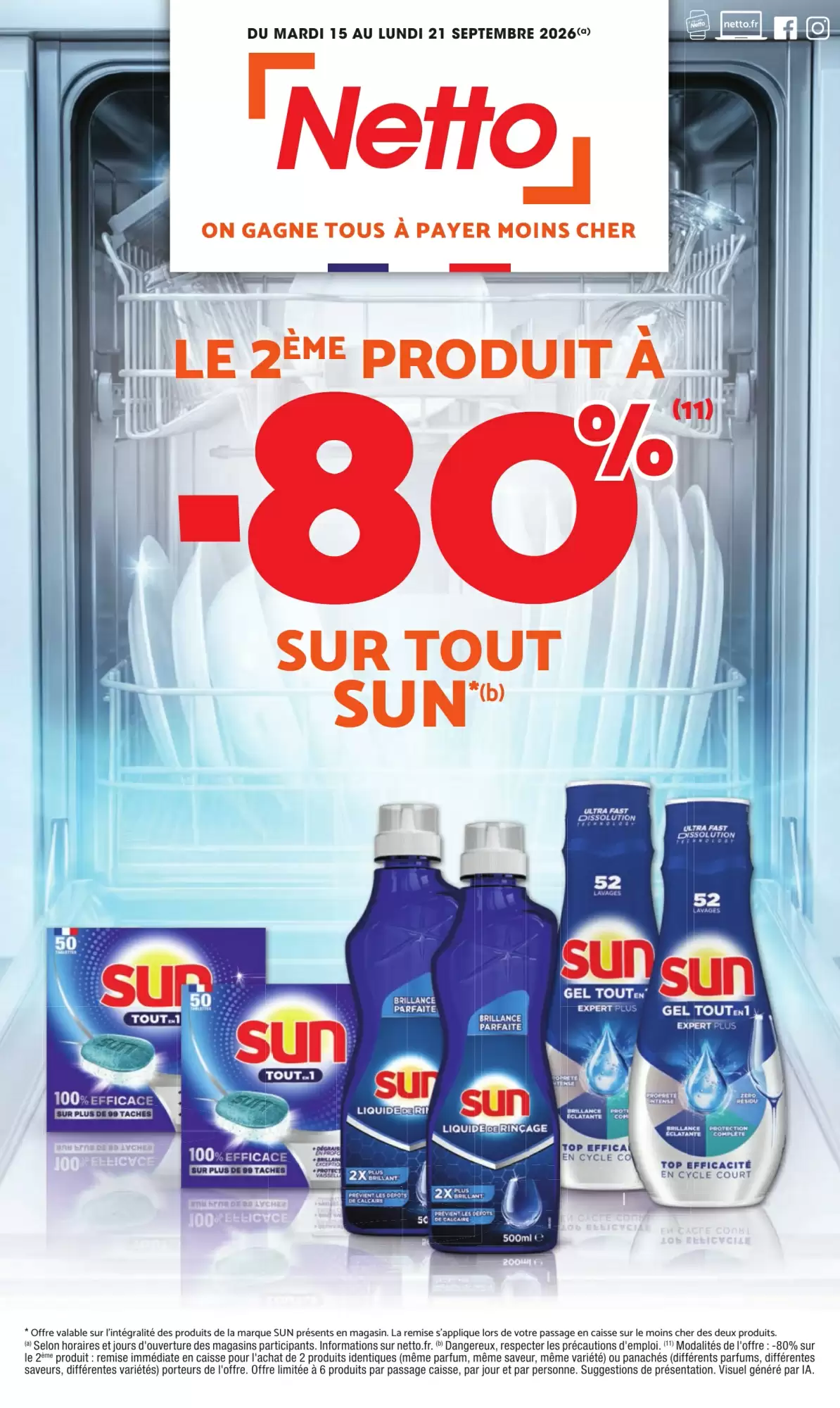Catalogue Netto du 15 au 21 septembre 2026 – page 1