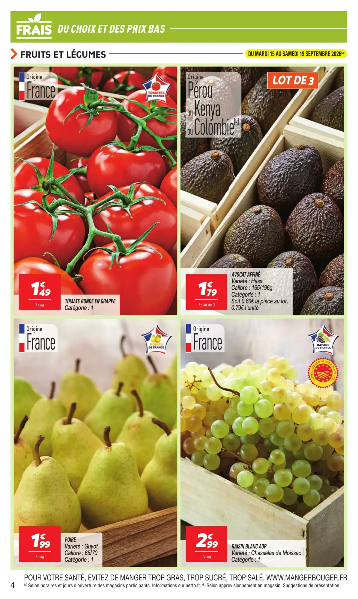 Catalogue Netto du 15 au 21 septembre 2026 – page 4